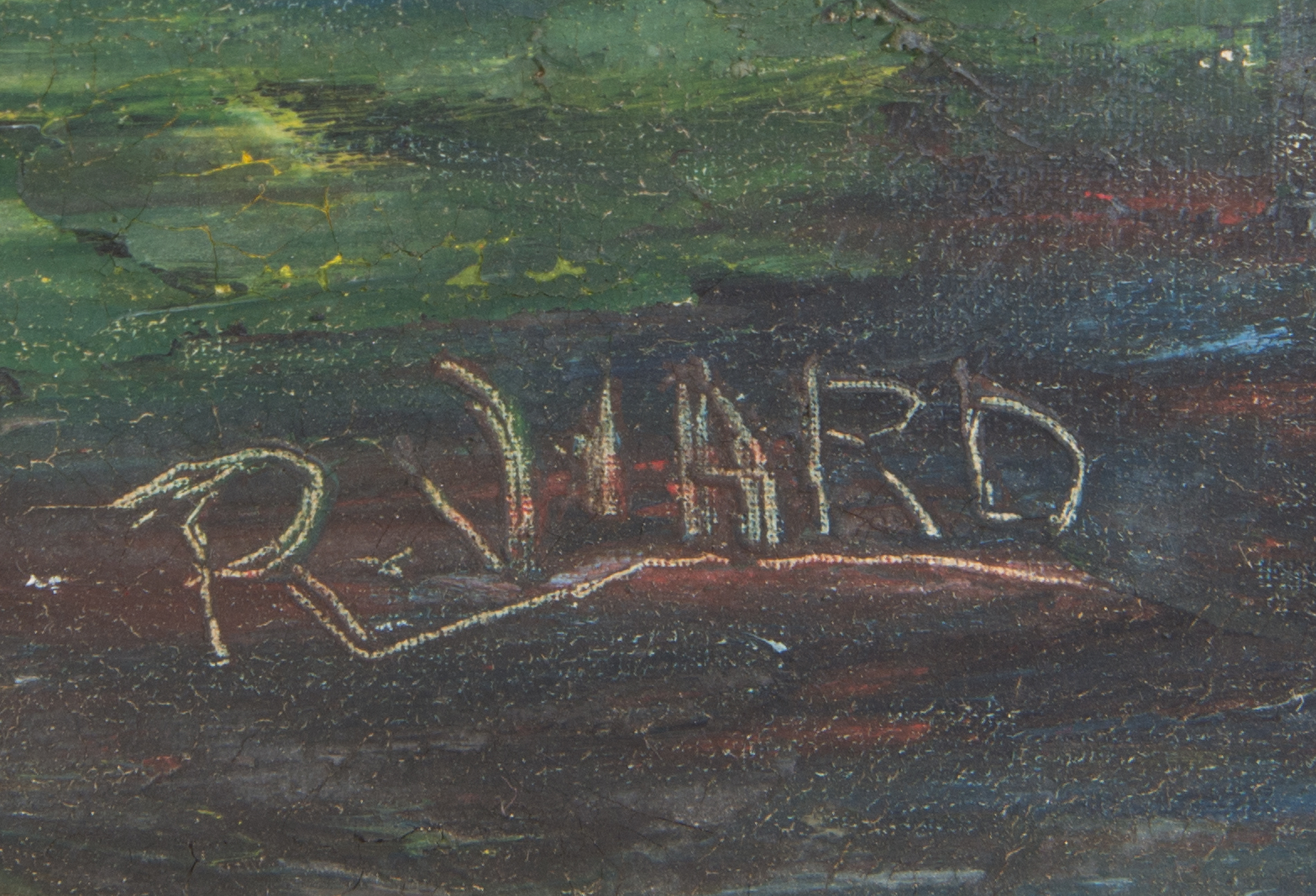 Raoul Viard Original Oil on Canvas Painting