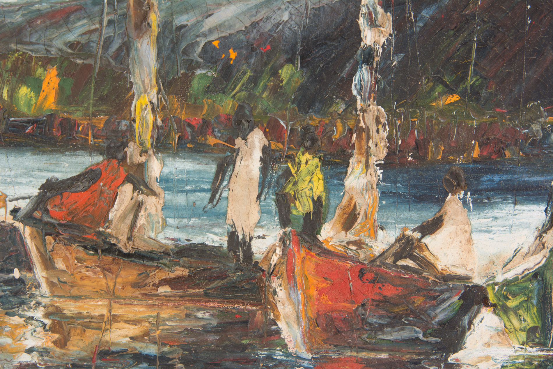 Raoul Viard Original Oil on Canvas Painting