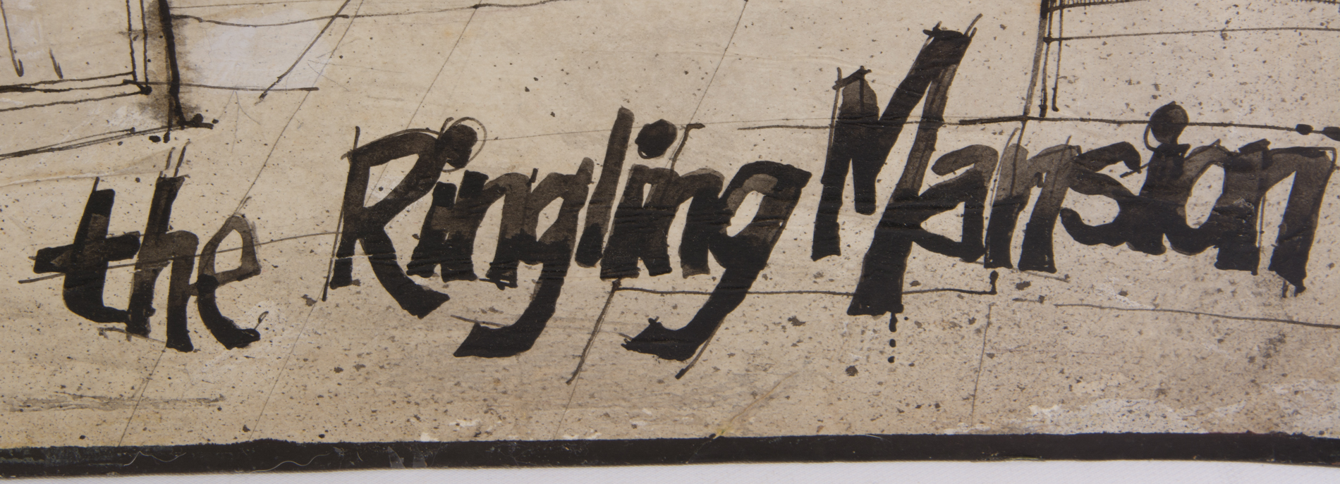 Desrocher Mixed Media Painting "The Ringling Mansion"