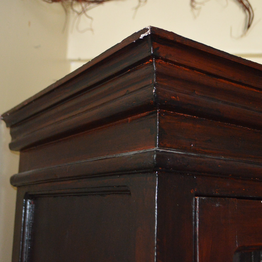 Antique Glass Front Cabinet