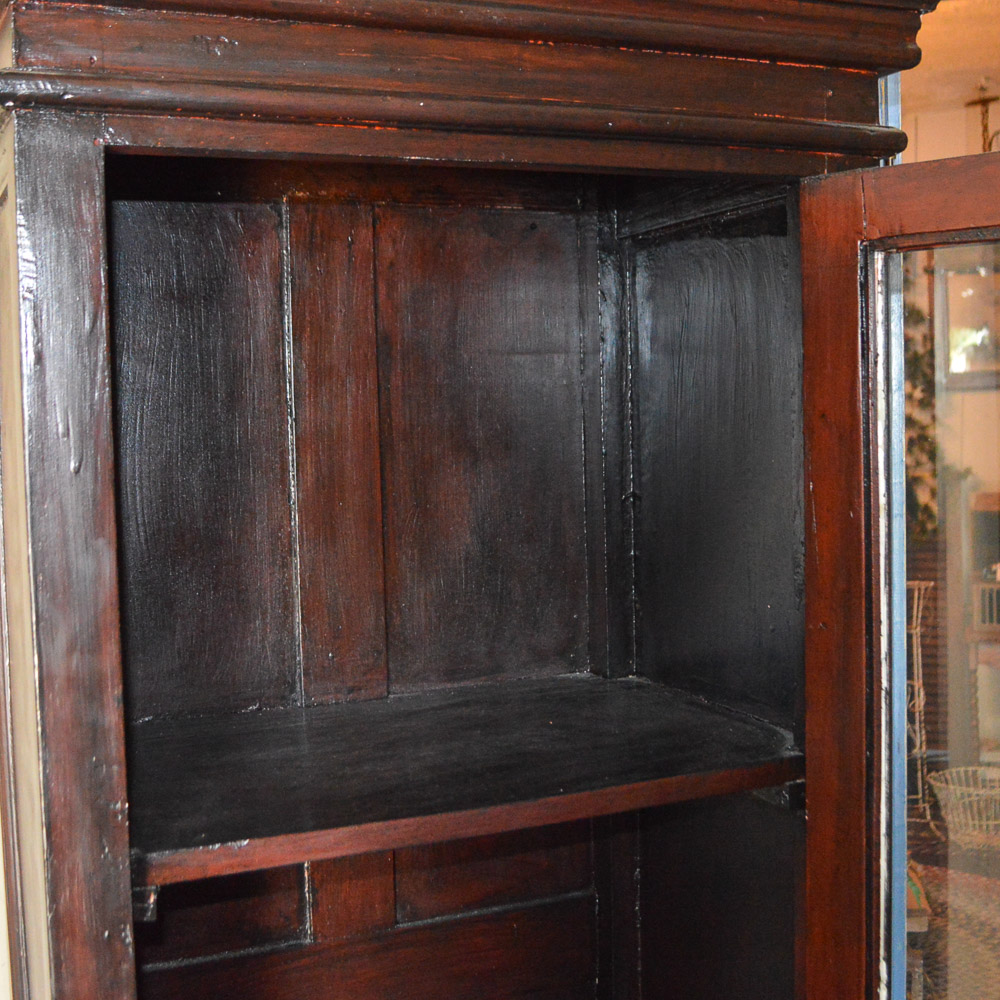 Antique Glass Front Cabinet