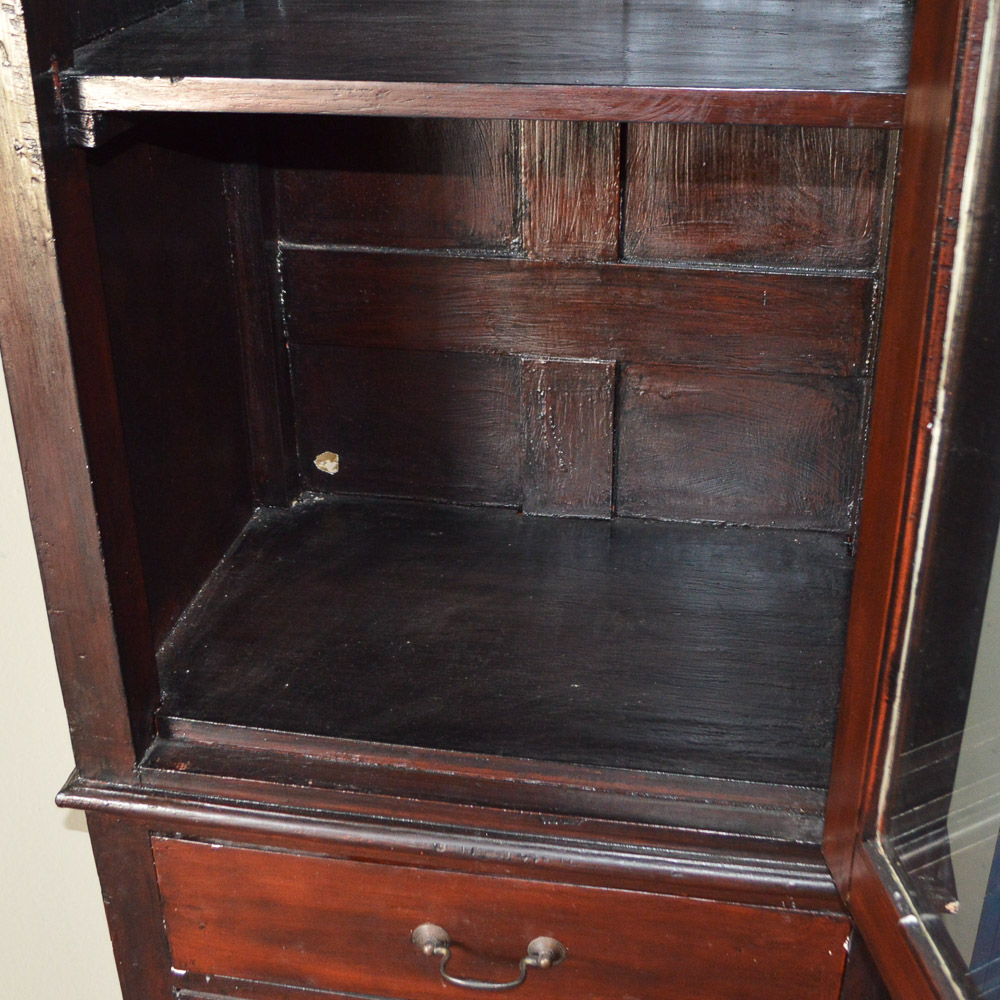 Antique Glass Front Cabinet