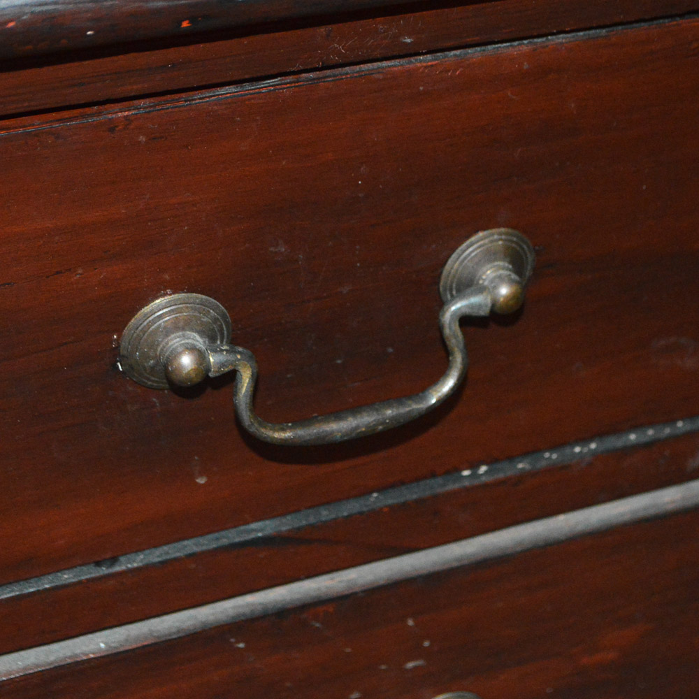 Antique Glass Front Cabinet