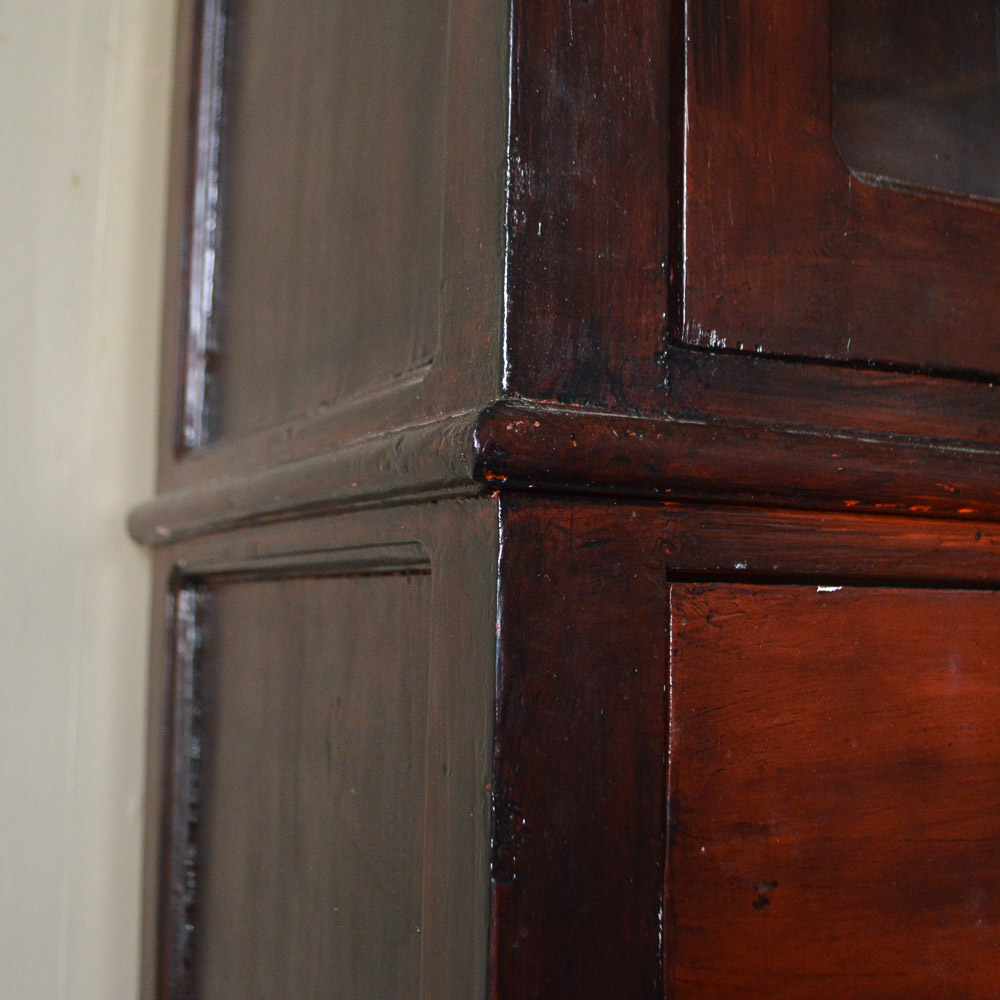 Antique Glass Front Cabinet