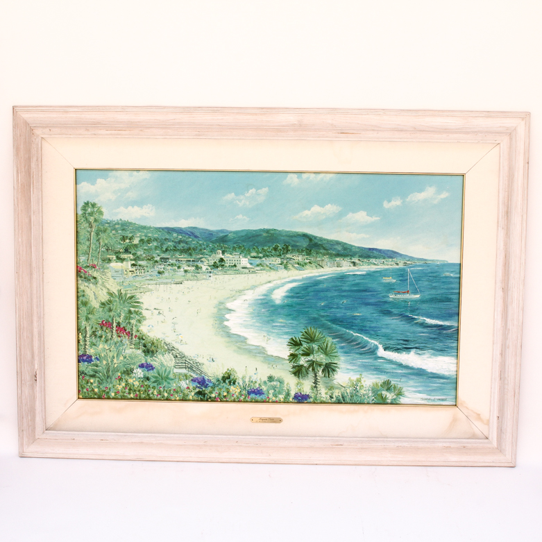 Michael J. Lavery Oil Painting on Canvas "Laguna Vista"