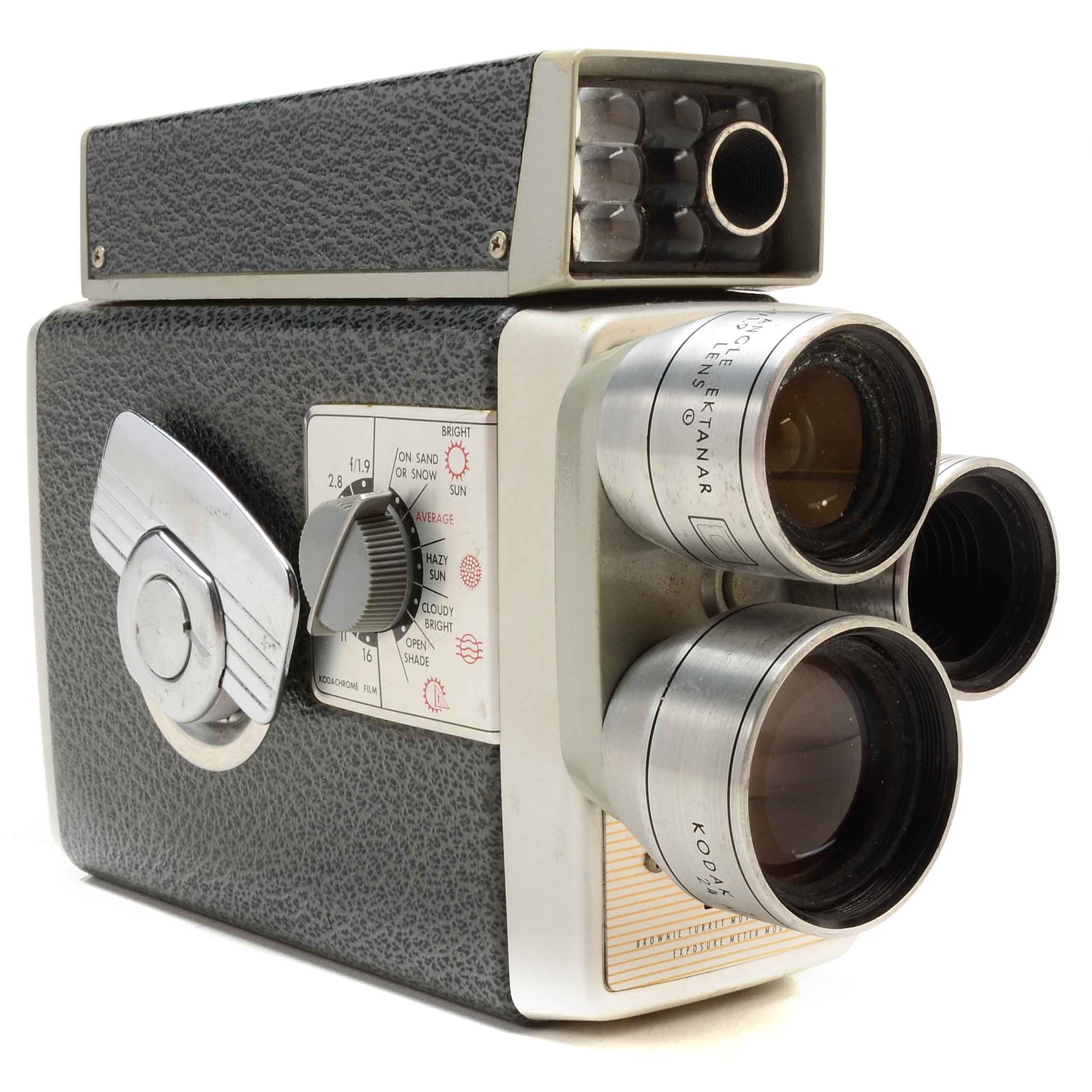 1950s Kodak Brownie Turret Scopesight Movie Camera