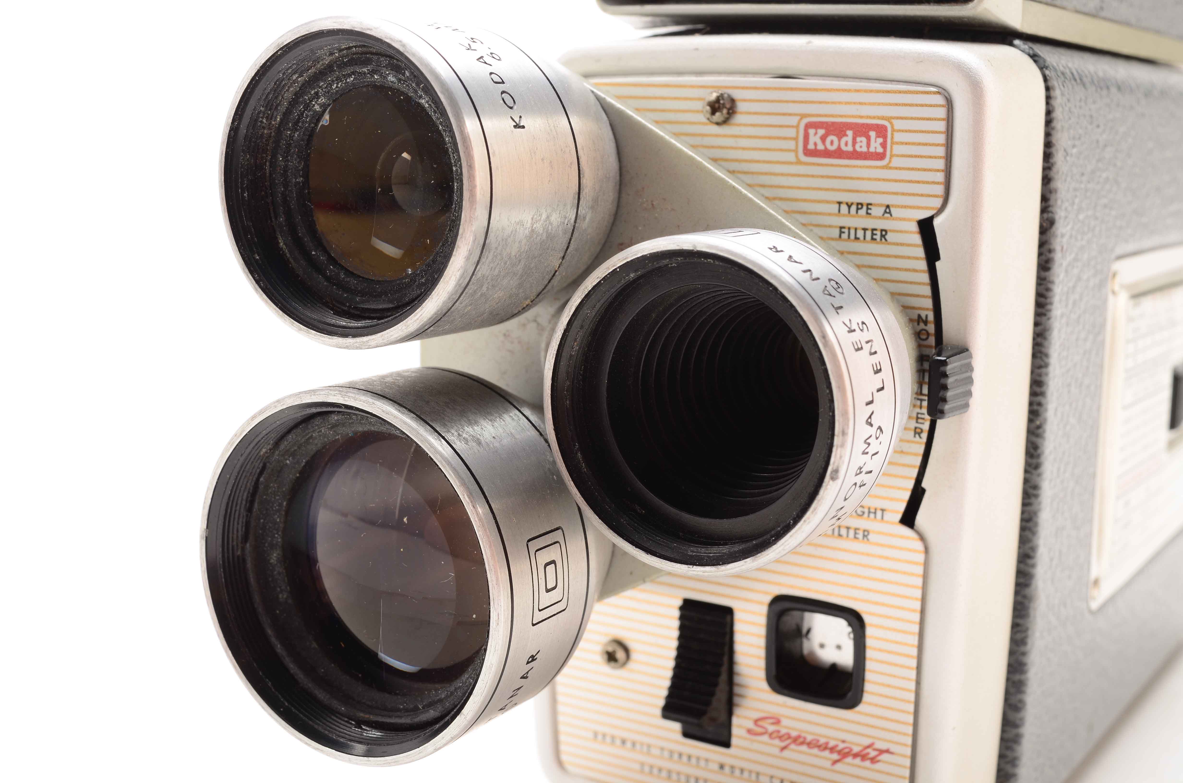 1950s Kodak Brownie Turret Scopesight Movie Camera