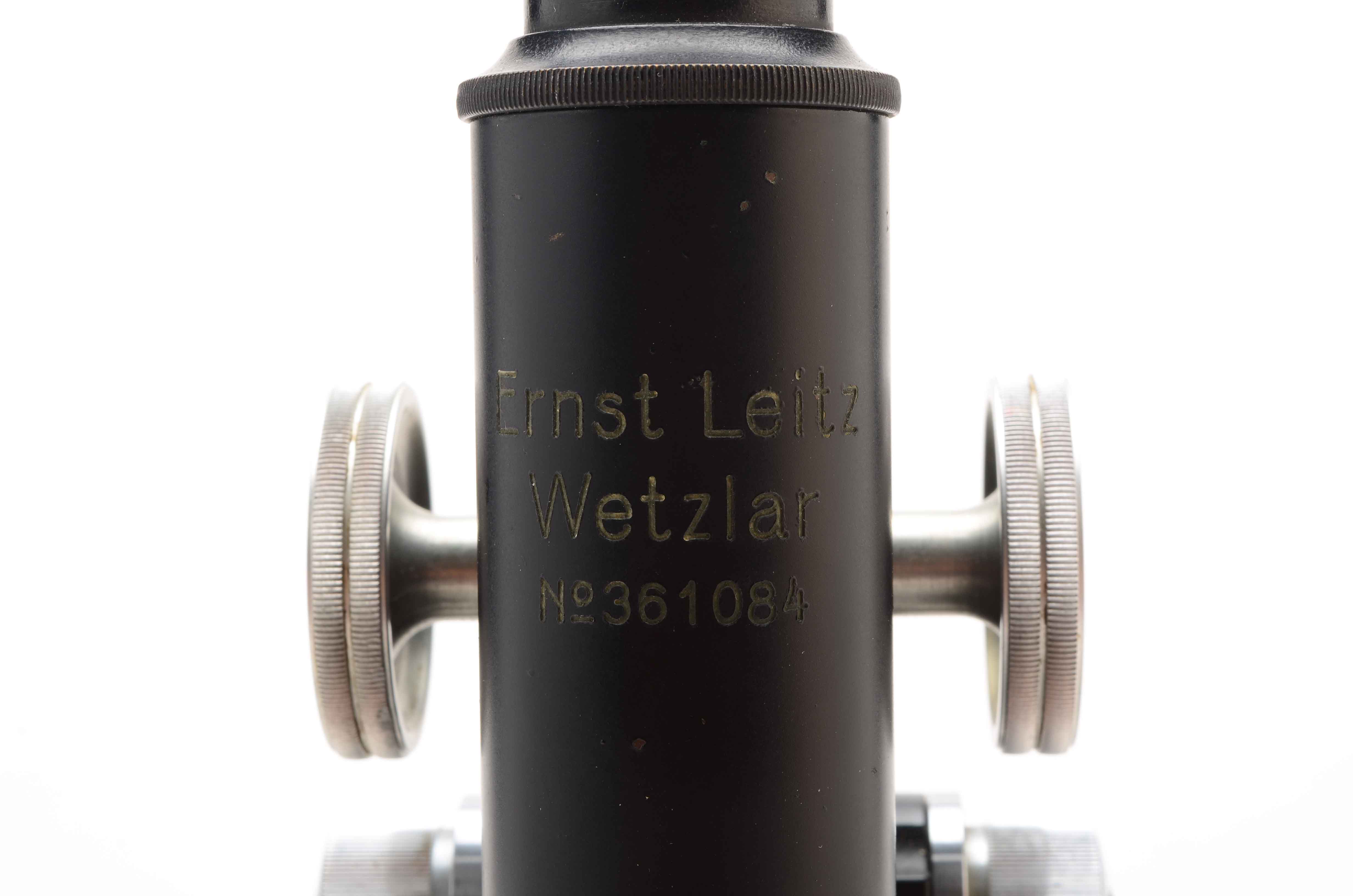 Ernst Leitz Wetzlar Microscope