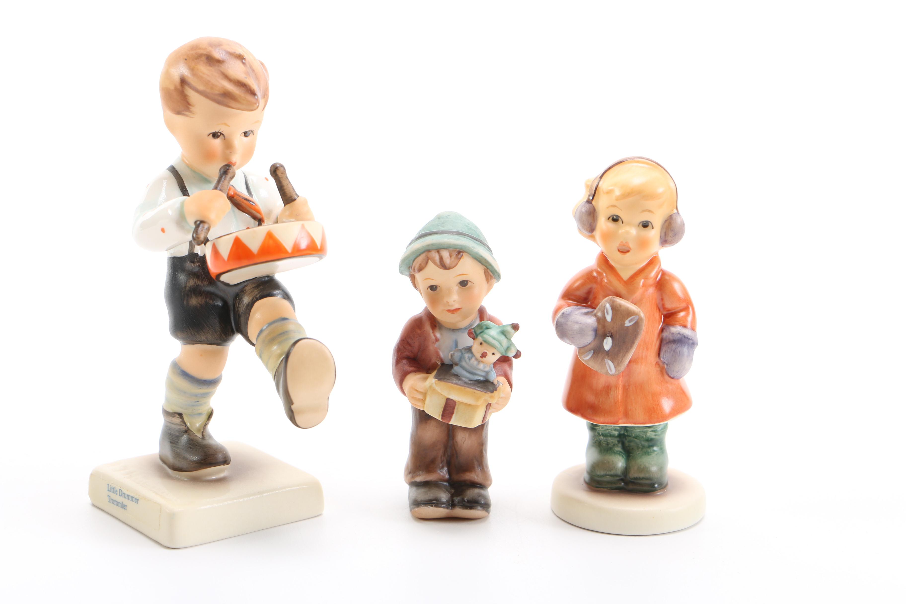 Hummel Figurines Including a First Edition of M.J. Hummel "The Golden Anniversary Album"