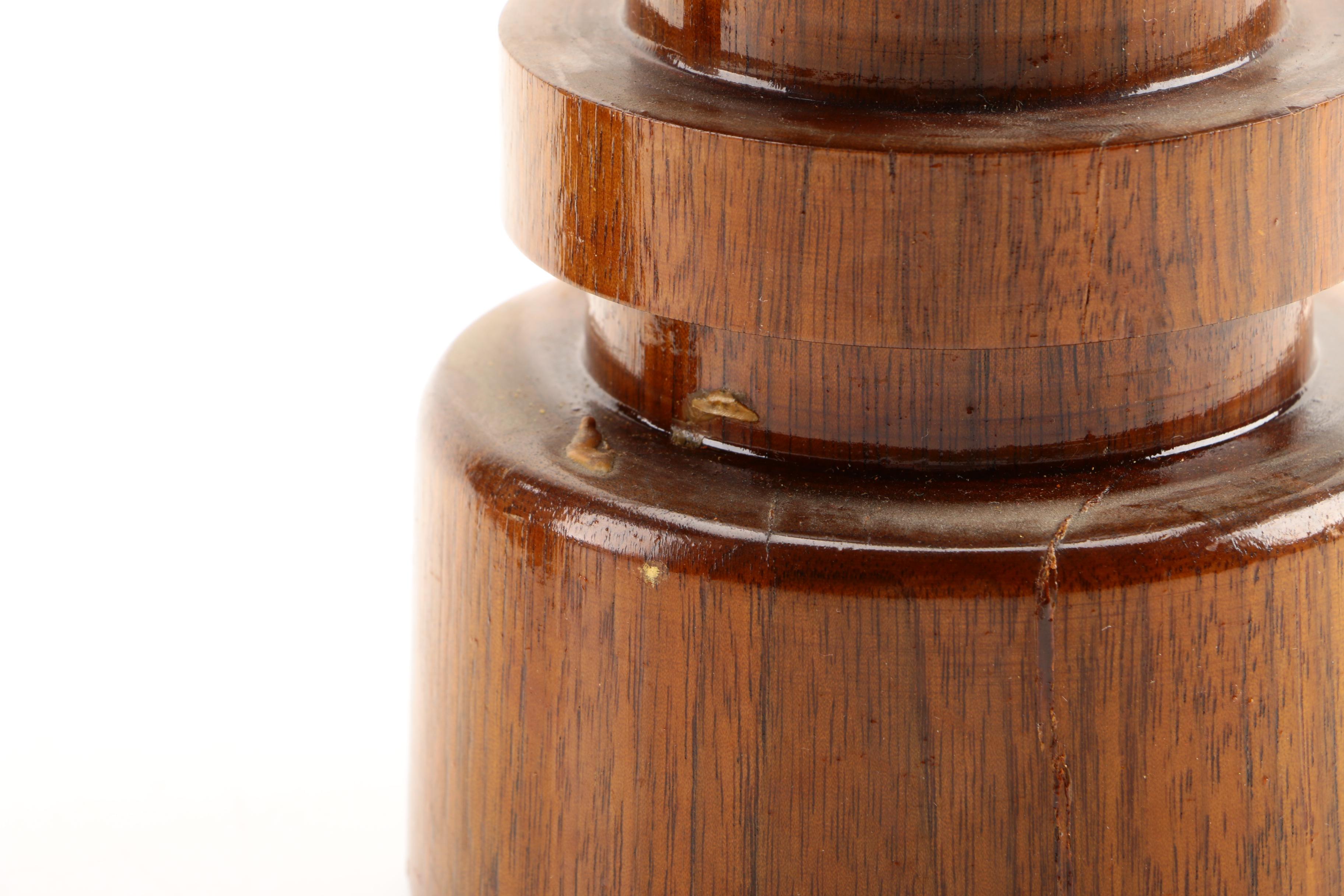 Modern Cherry Wood Table Lamps