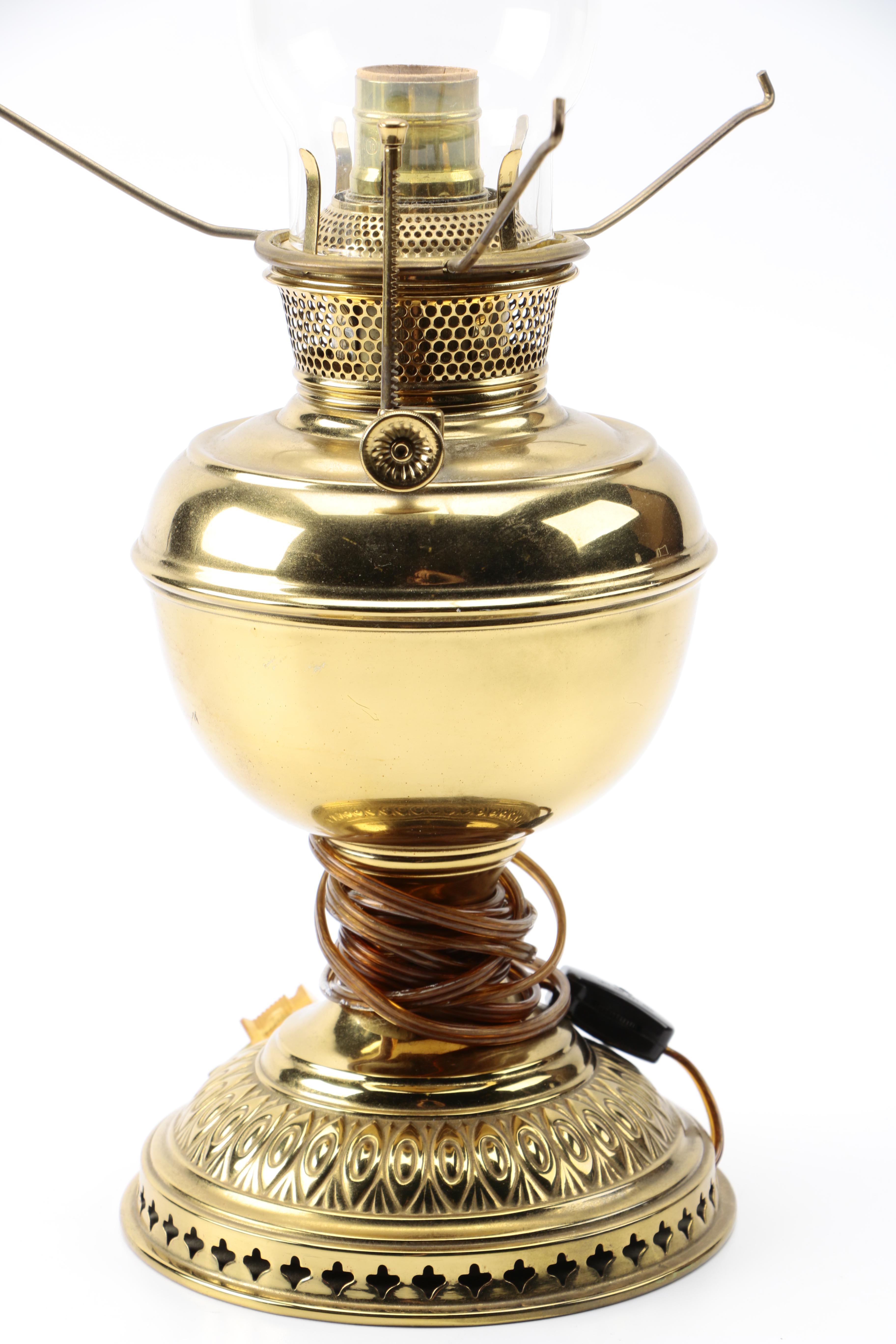 Bradley and Hubbard Converted Oil Lamp