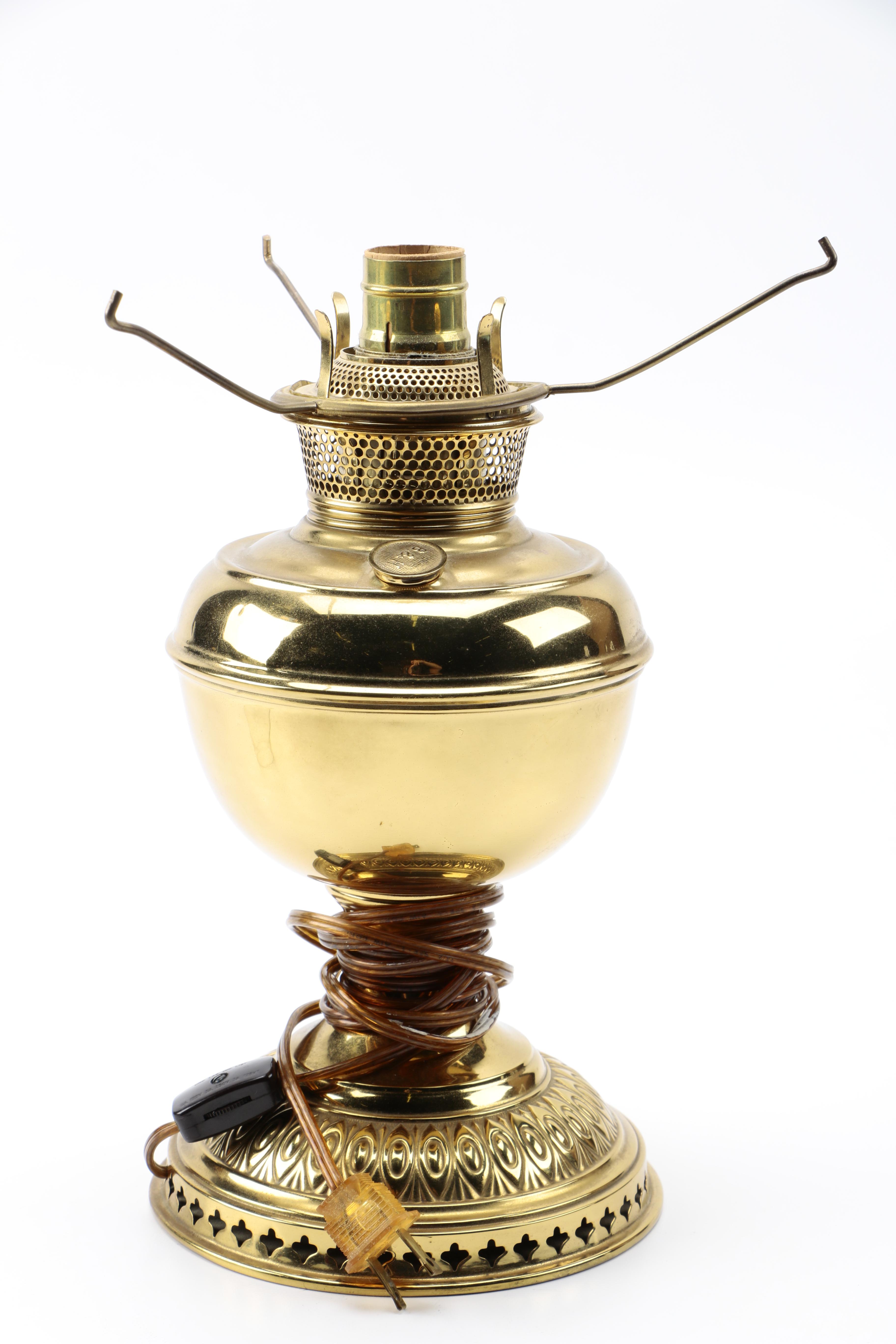 Bradley and Hubbard Converted Oil Lamp