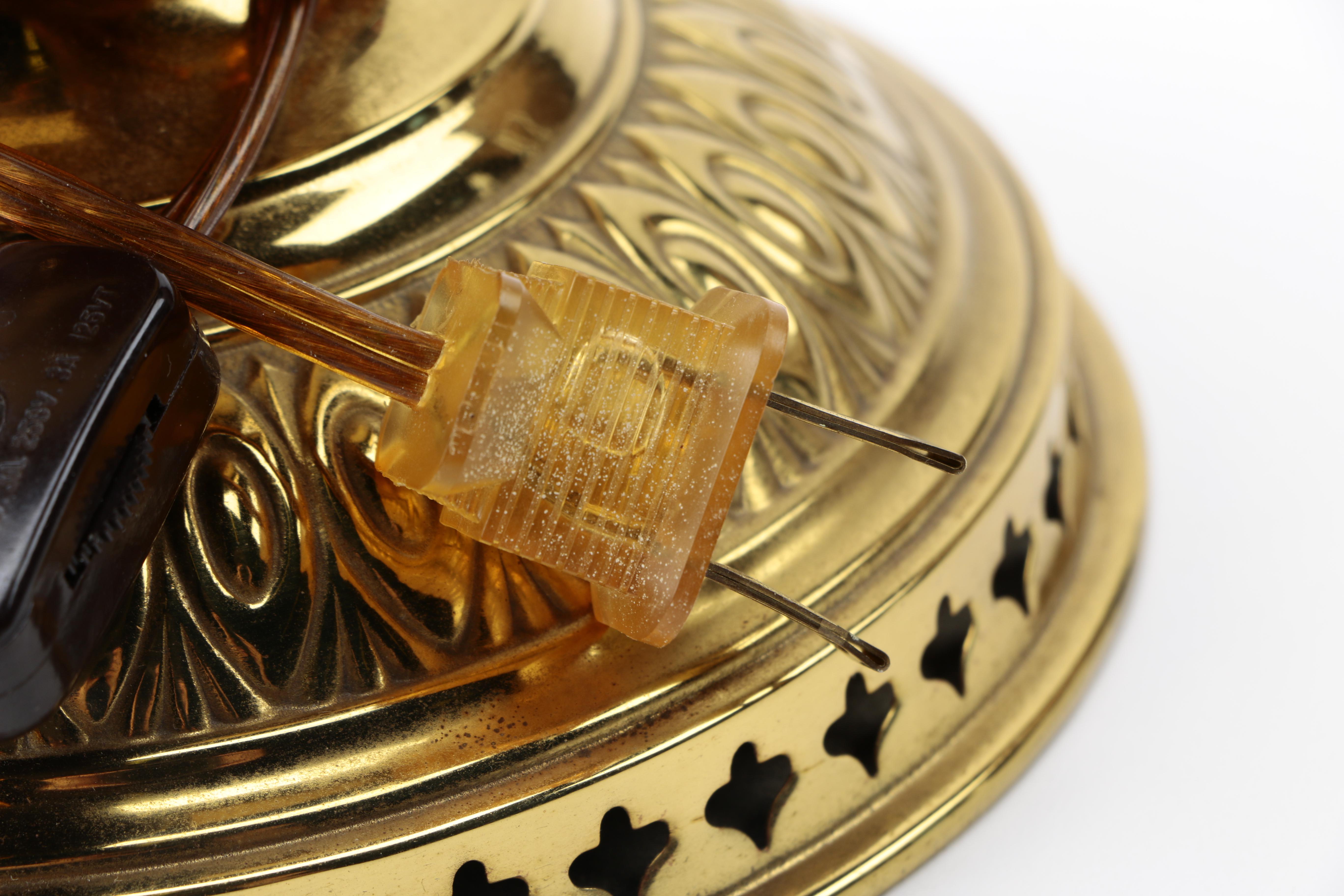 Bradley and Hubbard Converted Oil Lamp