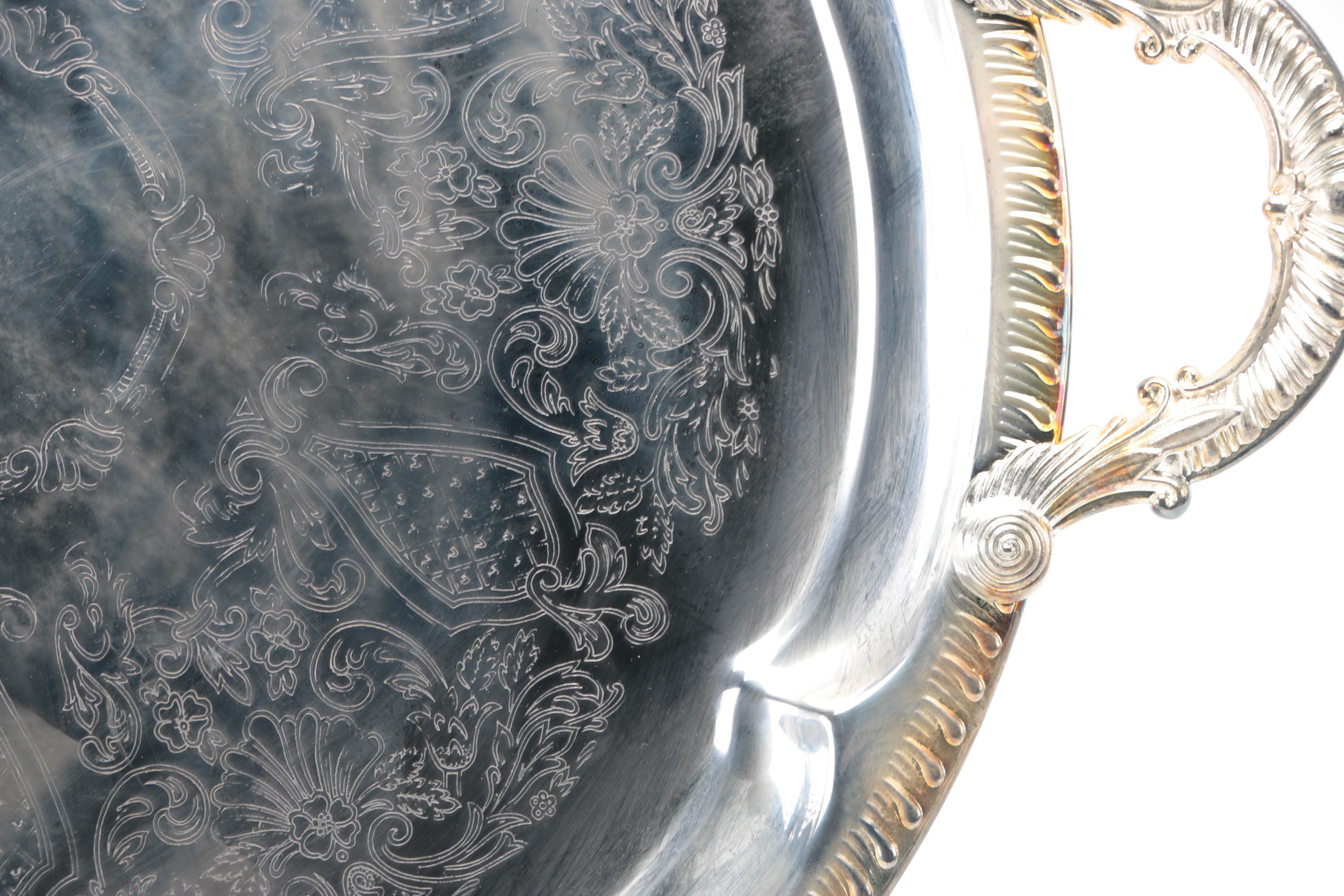 Silver Plate Servingware Featuring Rogers & Bro.