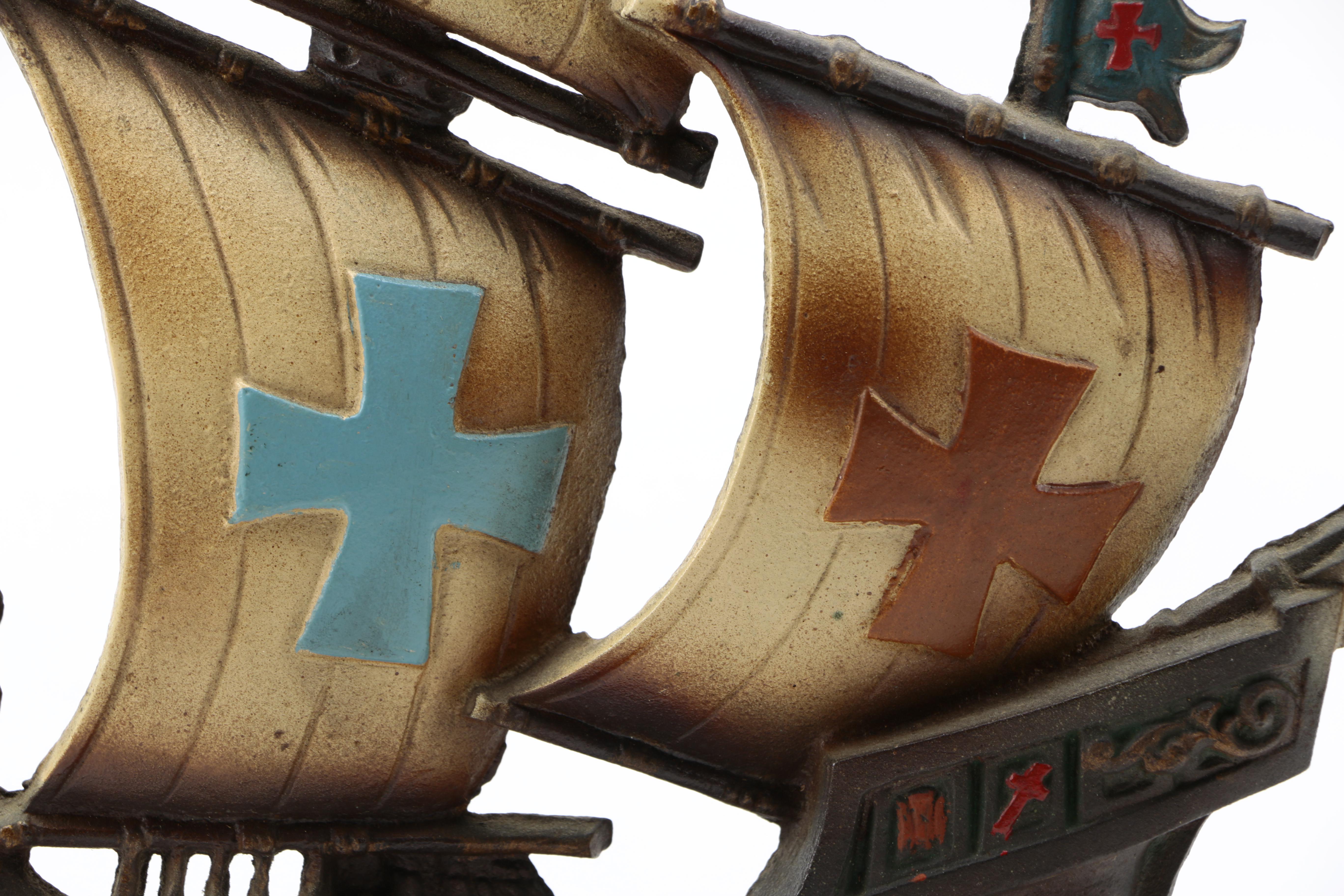 Metal Clipper Ship Table Lamp