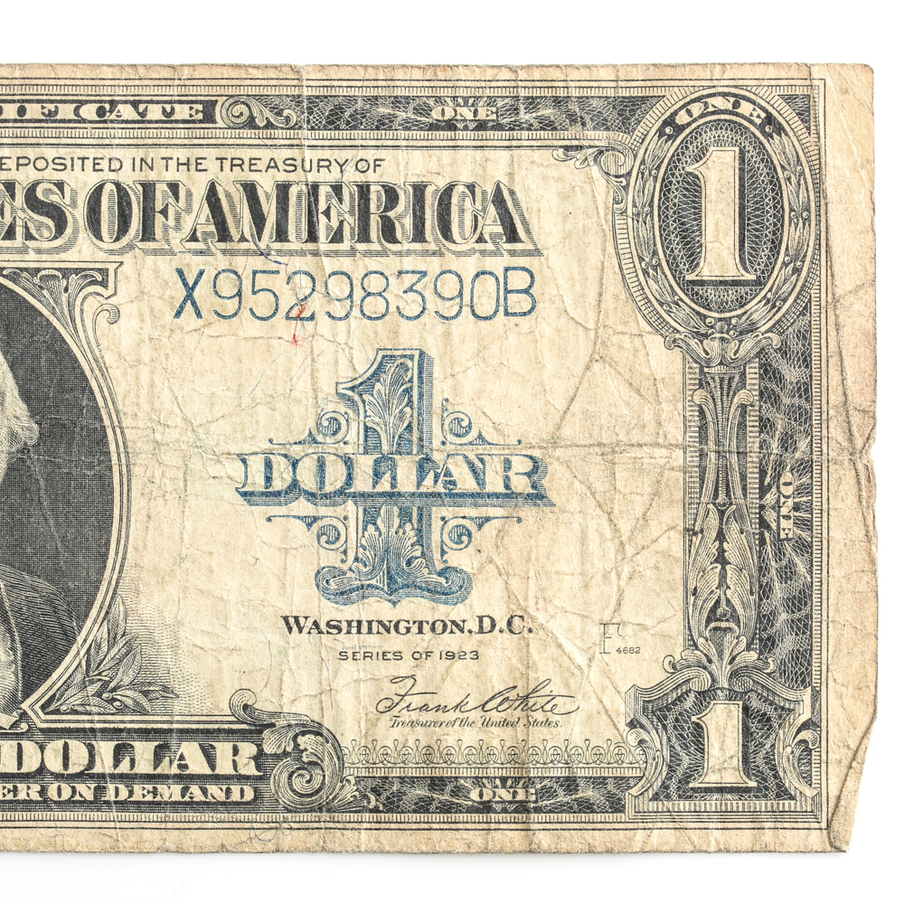 Group of 3 U.S. Obsolete Large $1 Silver Certificates