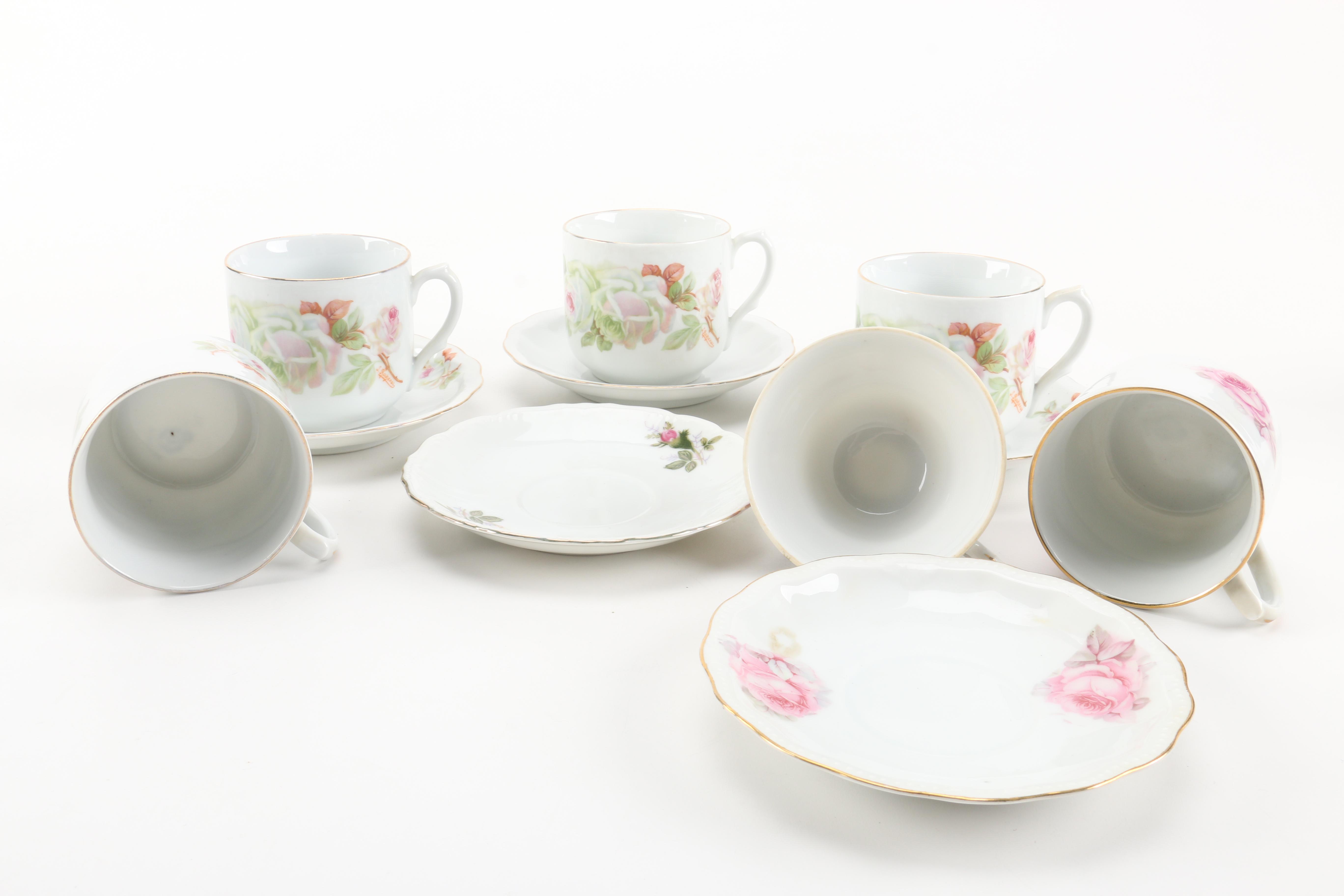 Porcelain Tableware and Décor Featuring Porzellanfabrik Moschendorf