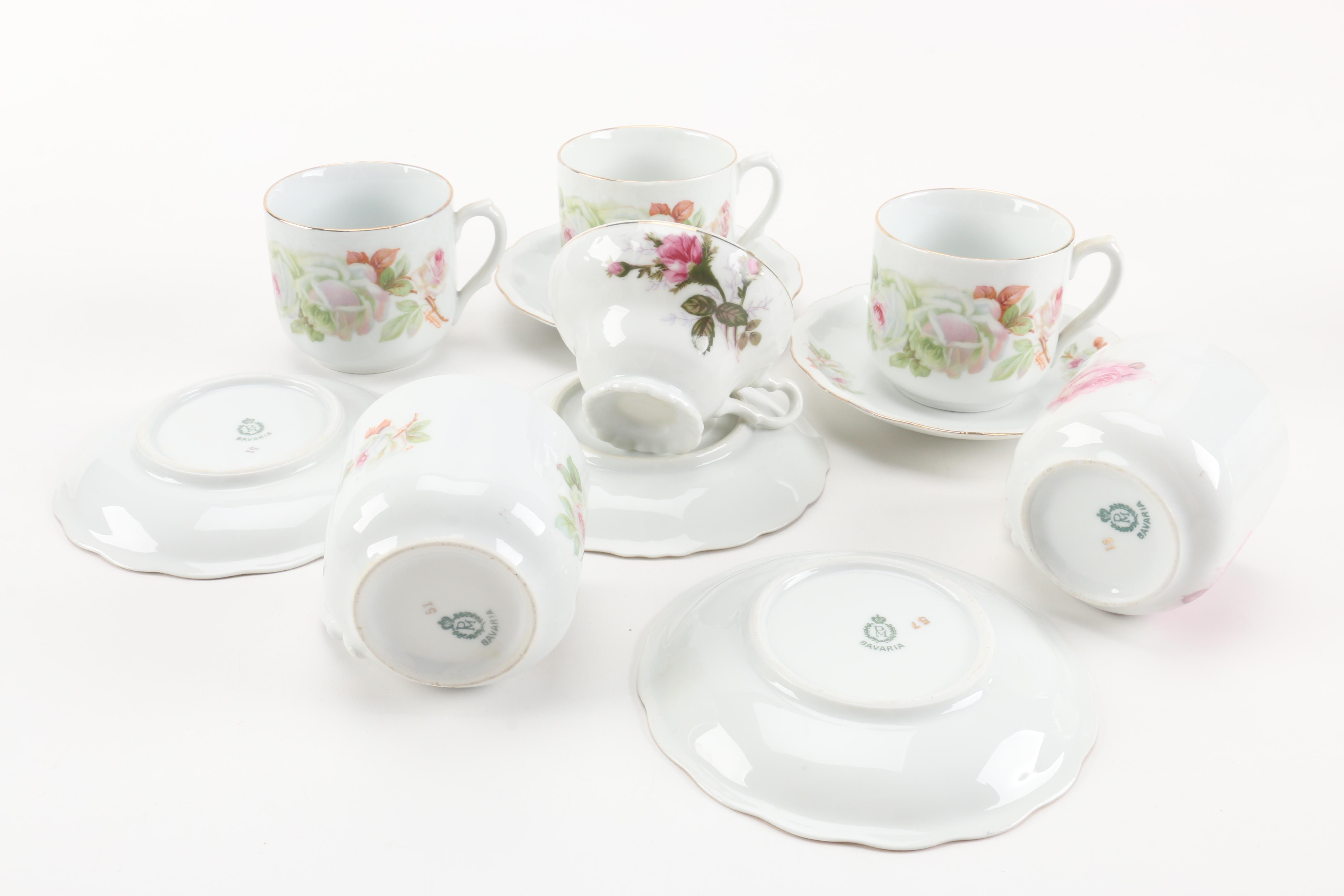 Porcelain Tableware and Décor Featuring Porzellanfabrik Moschendorf