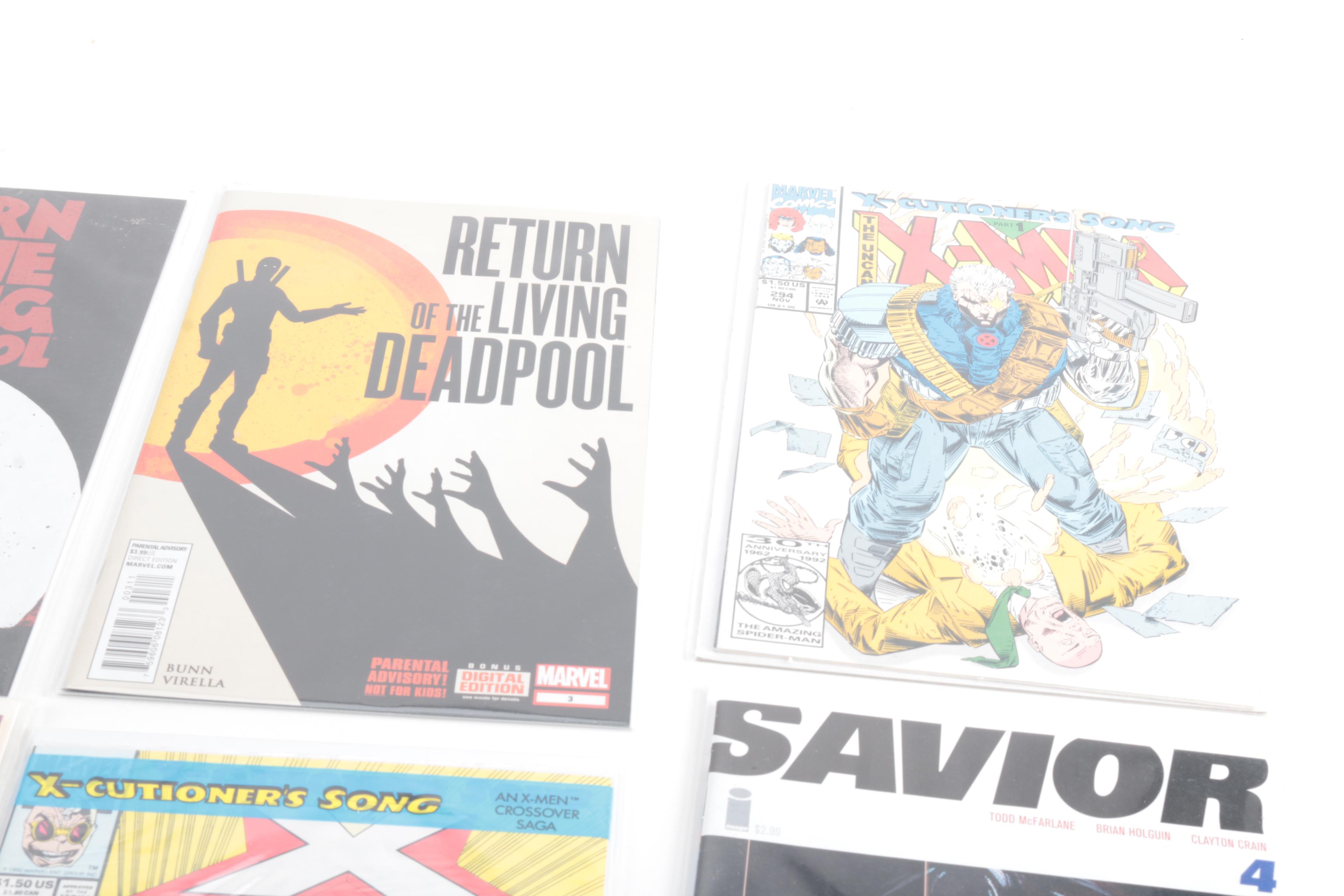 Modern Age Comic Book Assortment Featuring Deadpool