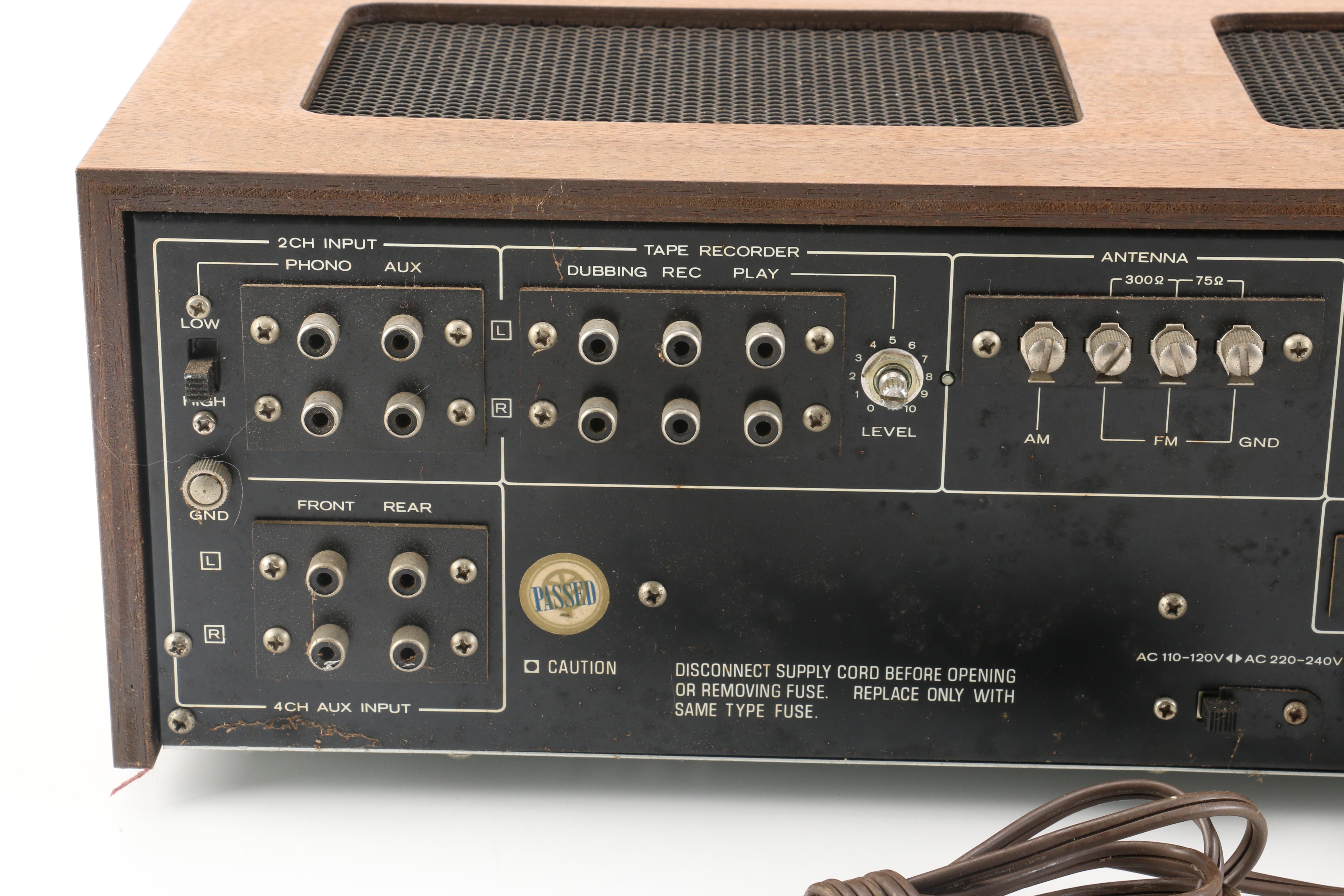 Kenwood AM/FM Four-Channel Tuner Amplifier