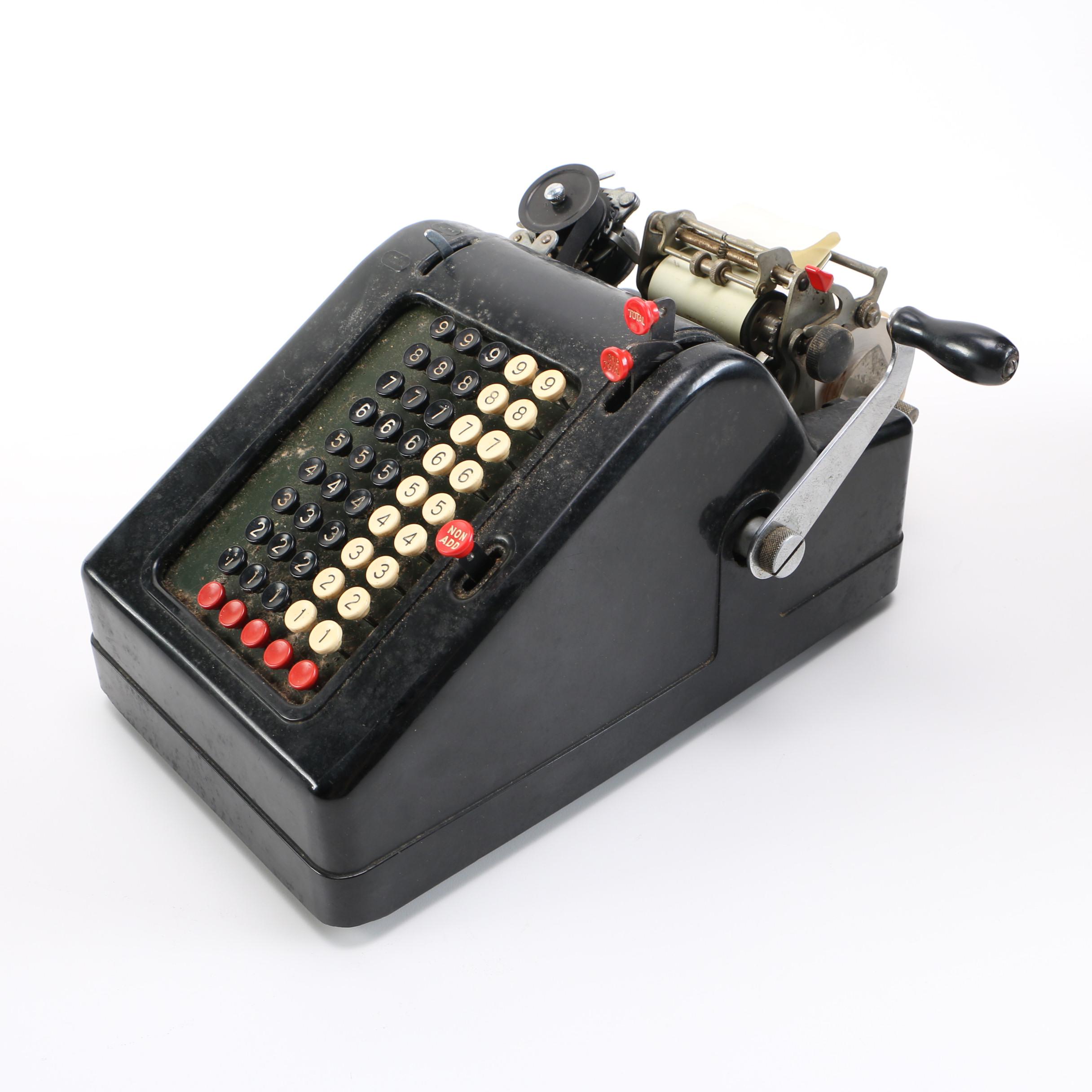 Vintage Mechanical Adding Machine