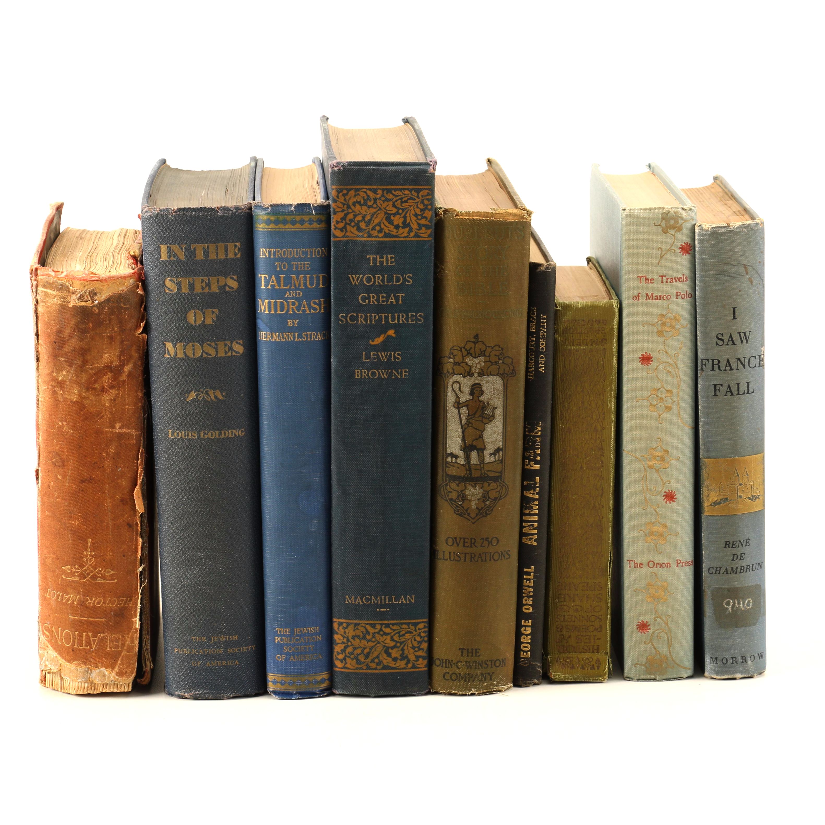 Books Including 1946 First American Edition "Animal Farm" by George Orwell