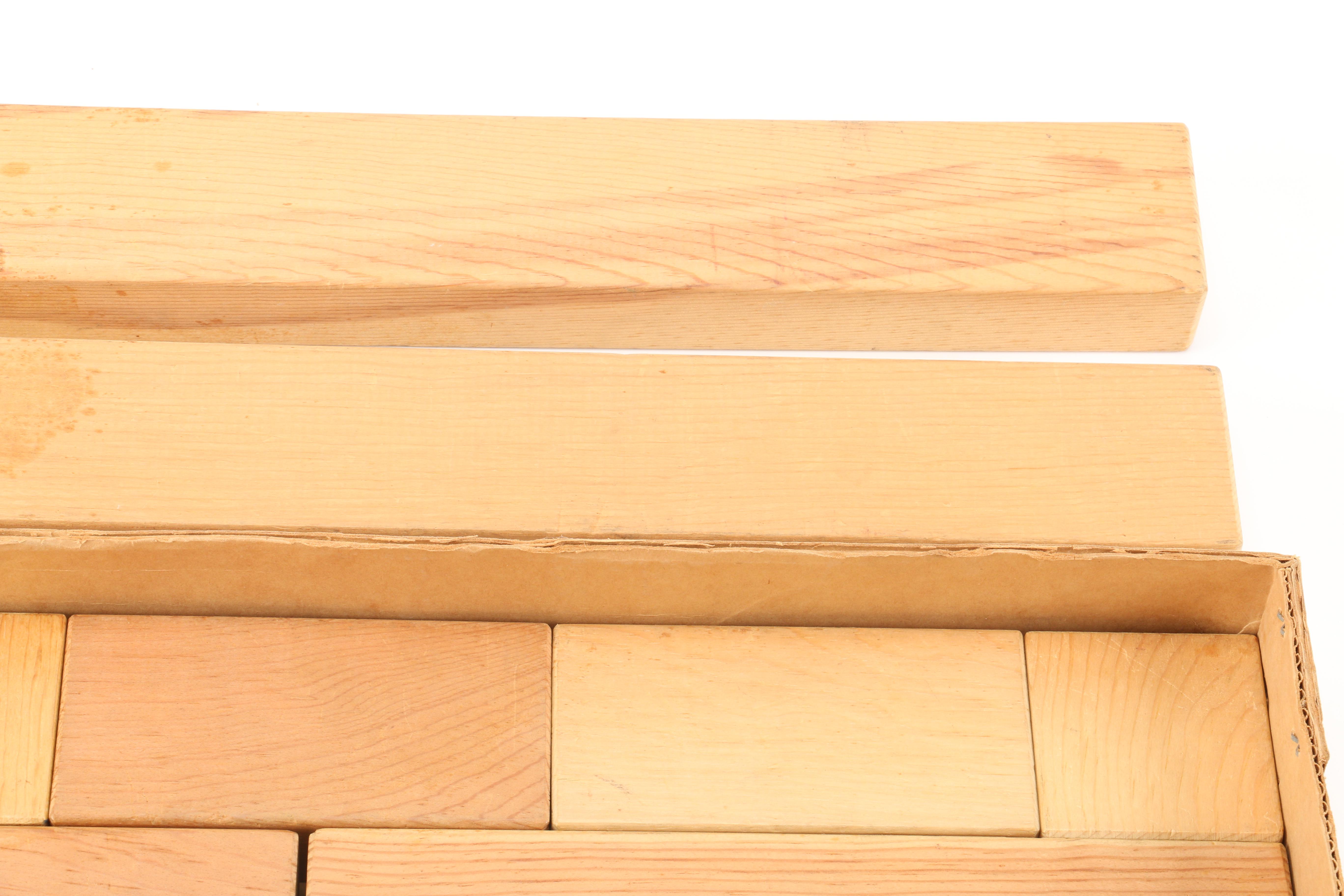 1950s Playskool Intermediate Kindergarten Blocks