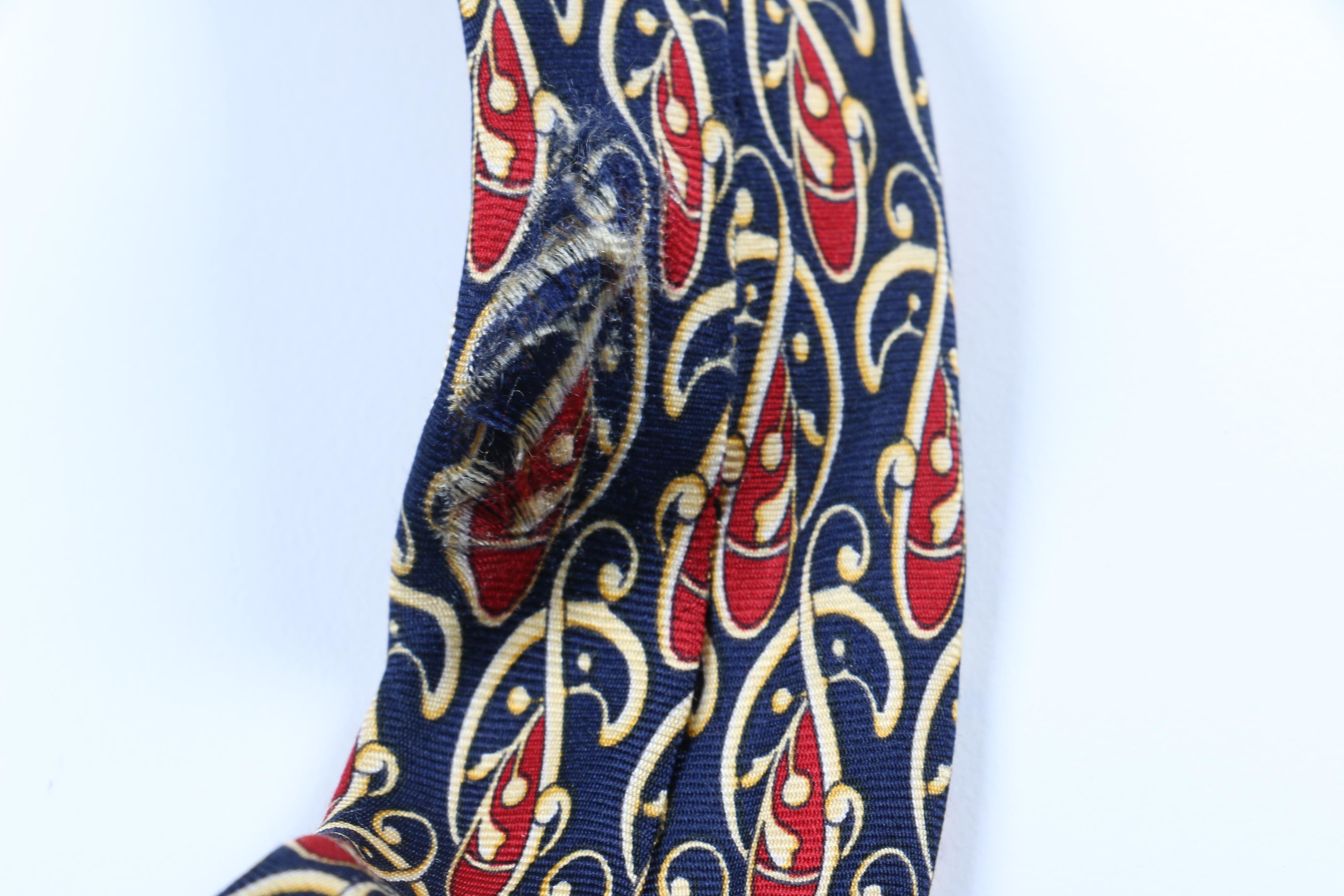 Designer Silk Neckties Including Valentino