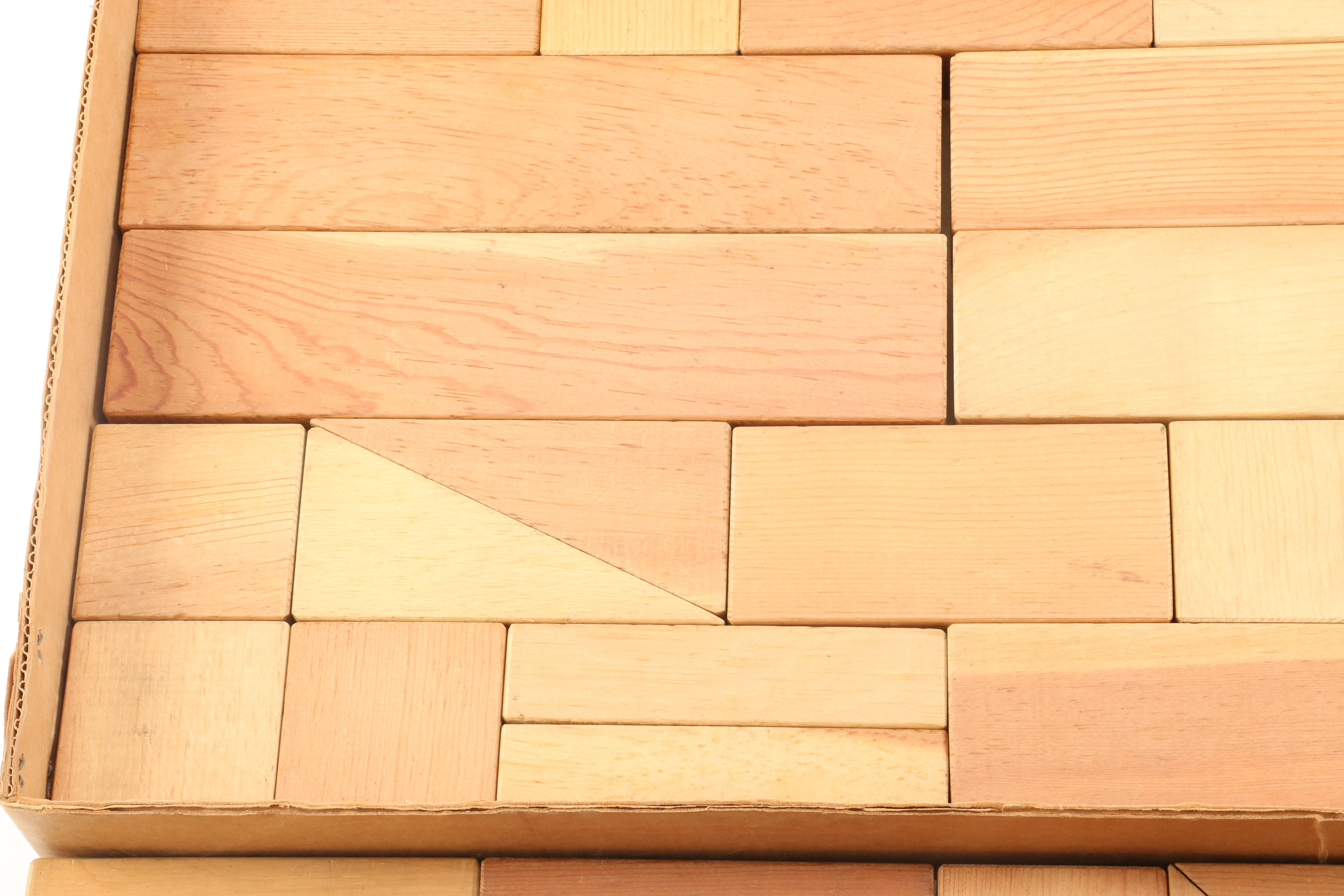 1950s Playskool Intermediate Kindergarten Blocks