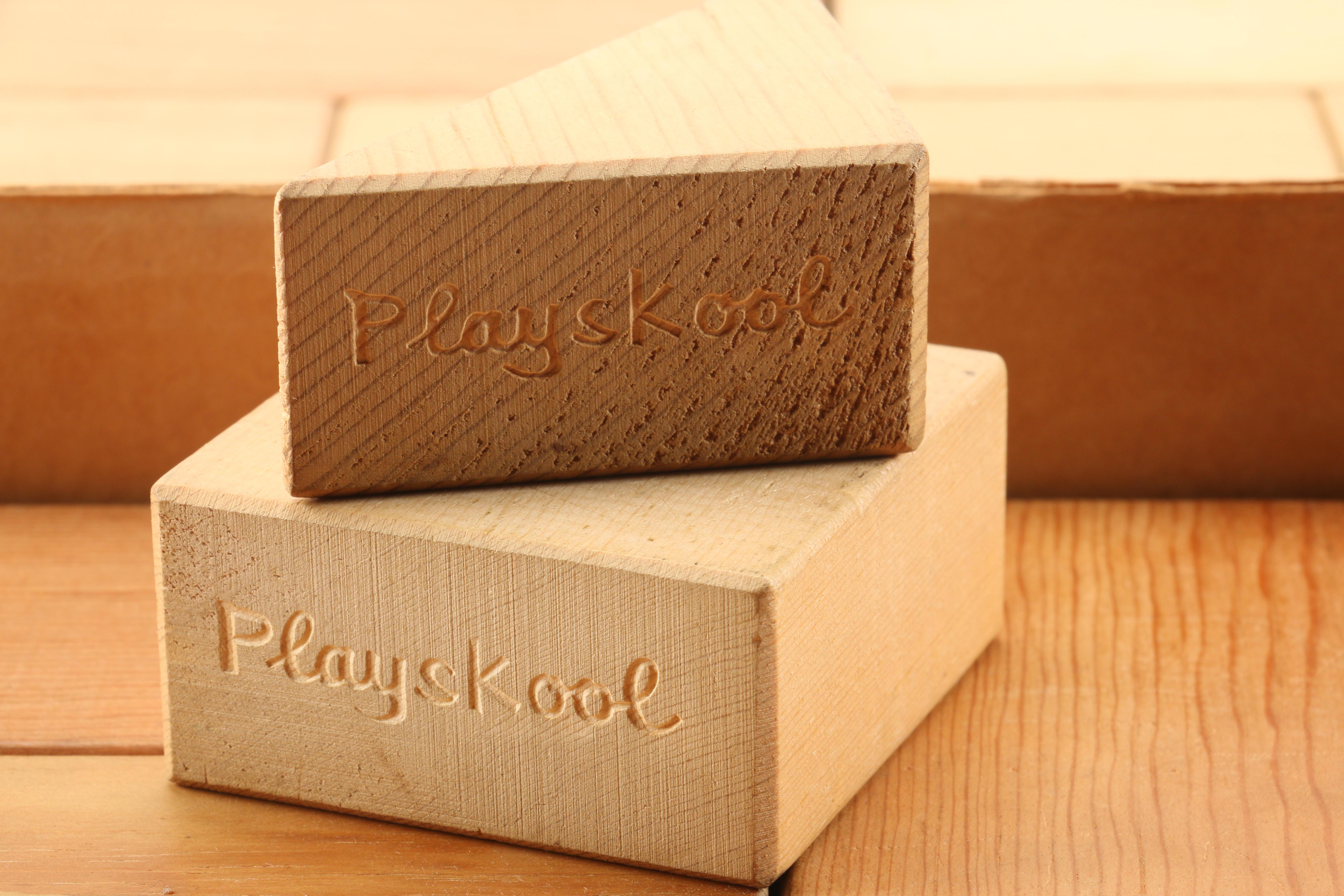 1950s Playskool Intermediate Kindergarten Blocks