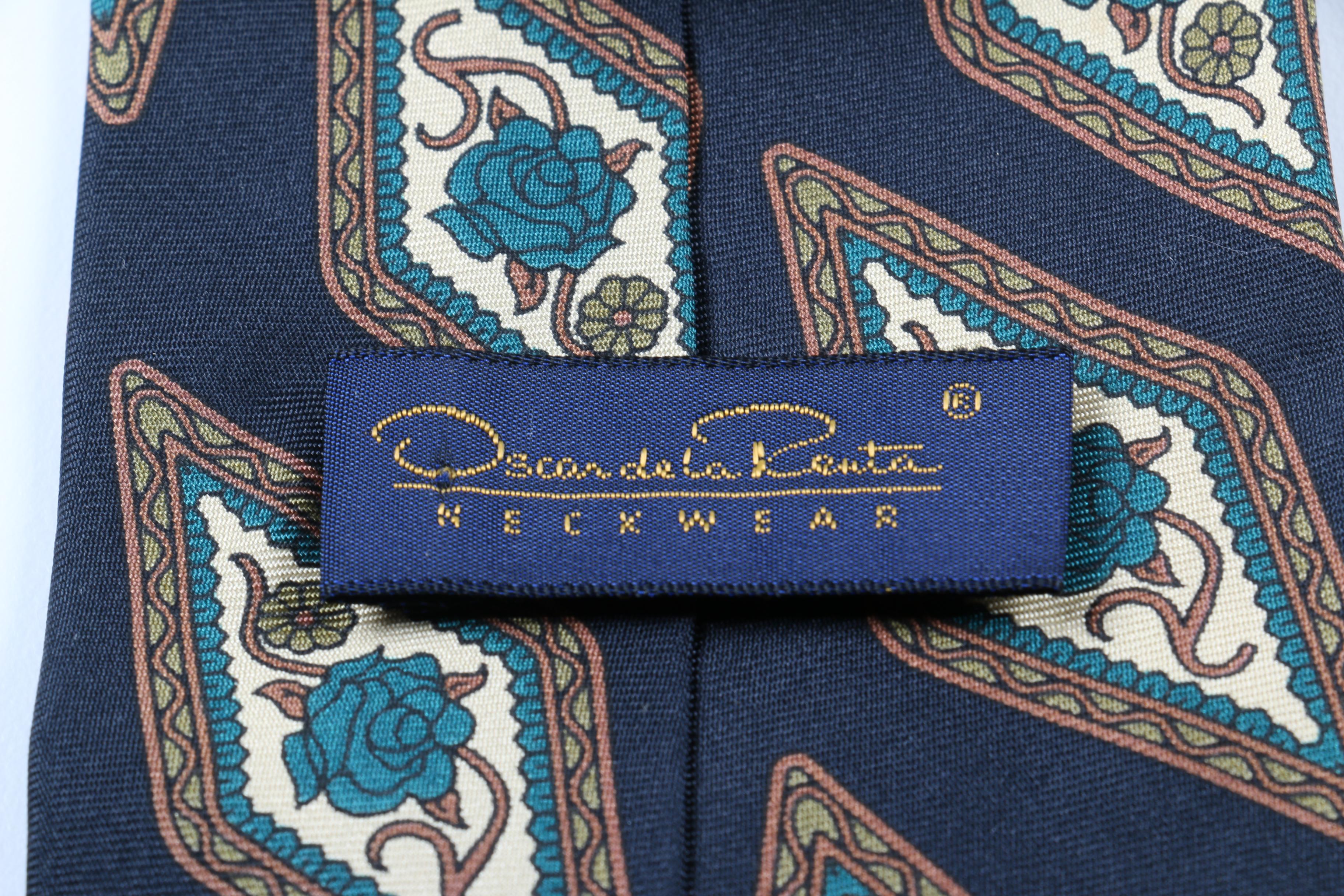 Designer Silk Neckties Including Valentino