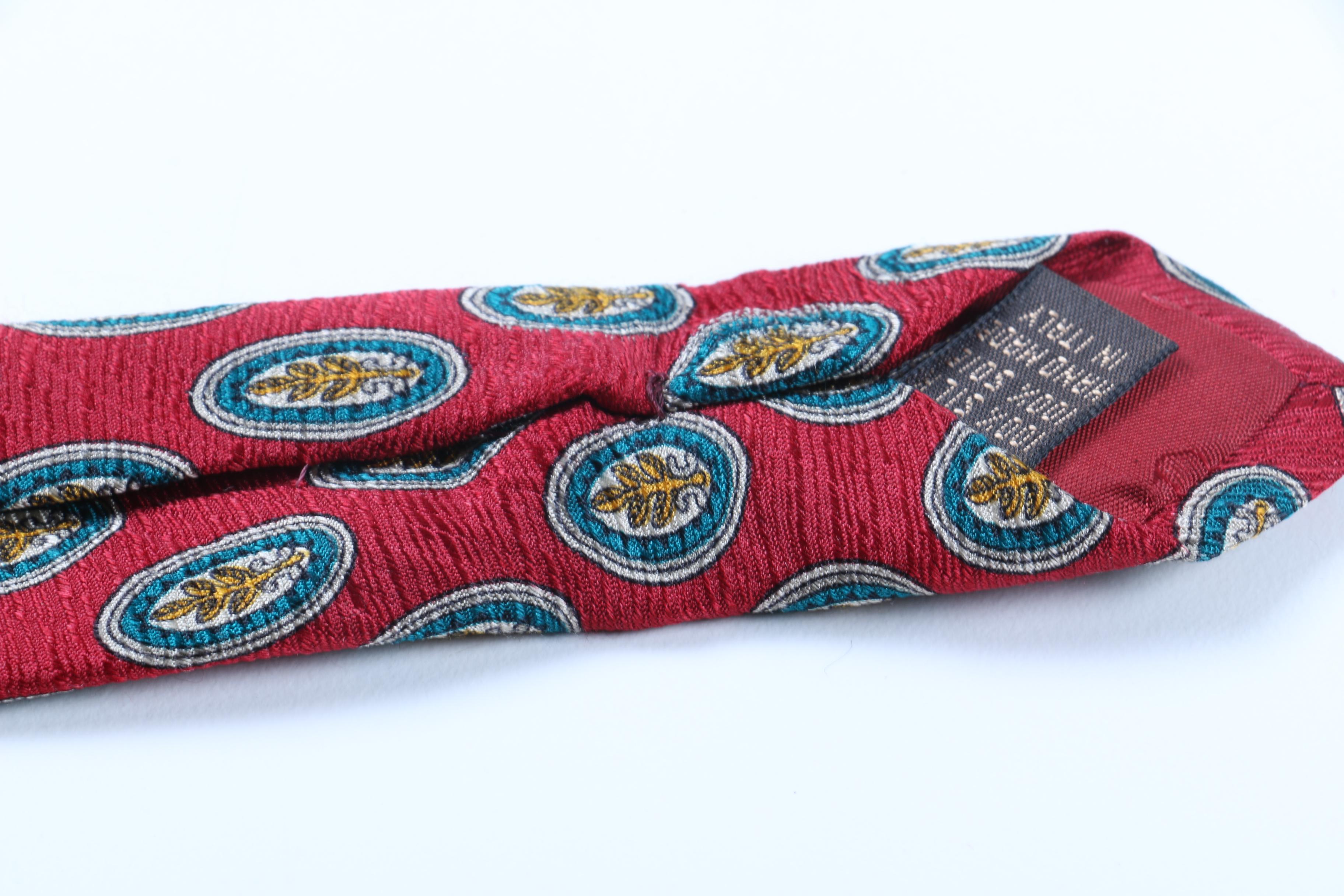 Designer Silk Neckties Including Valentino
