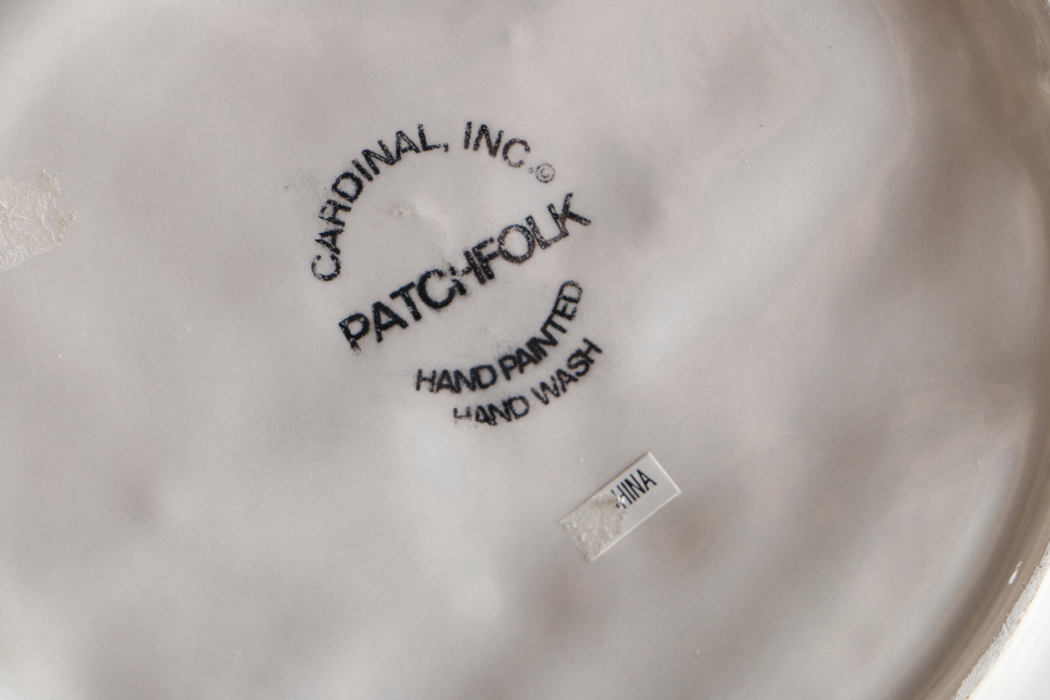 Christmas Plates and Lazy Susan