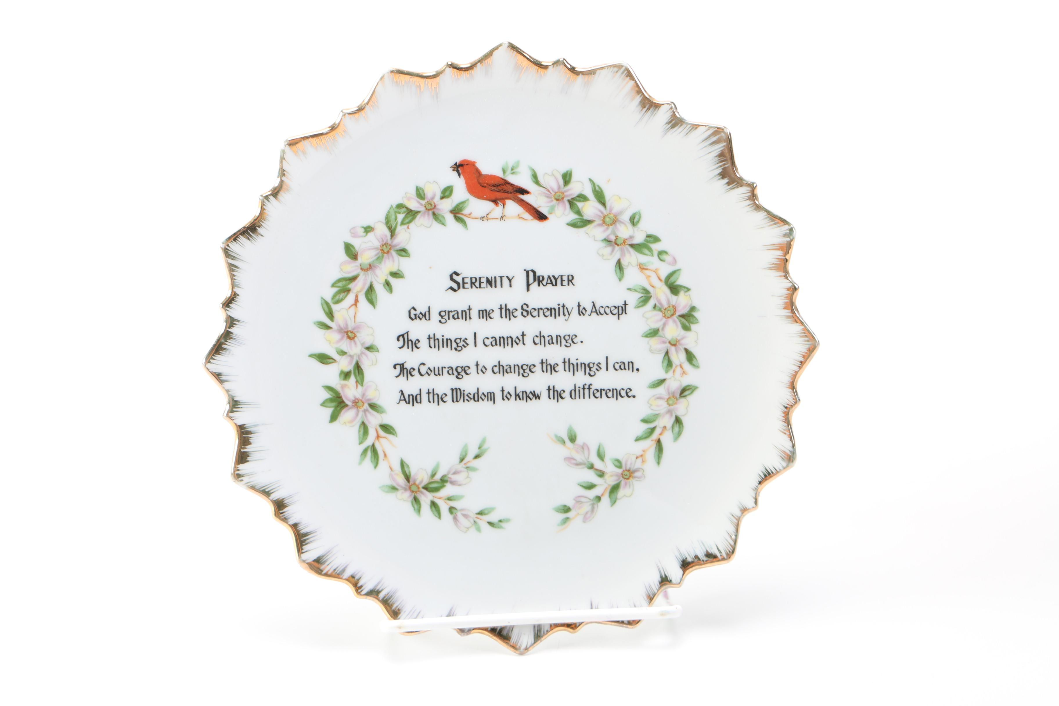 Christmas Plates and Lazy Susan