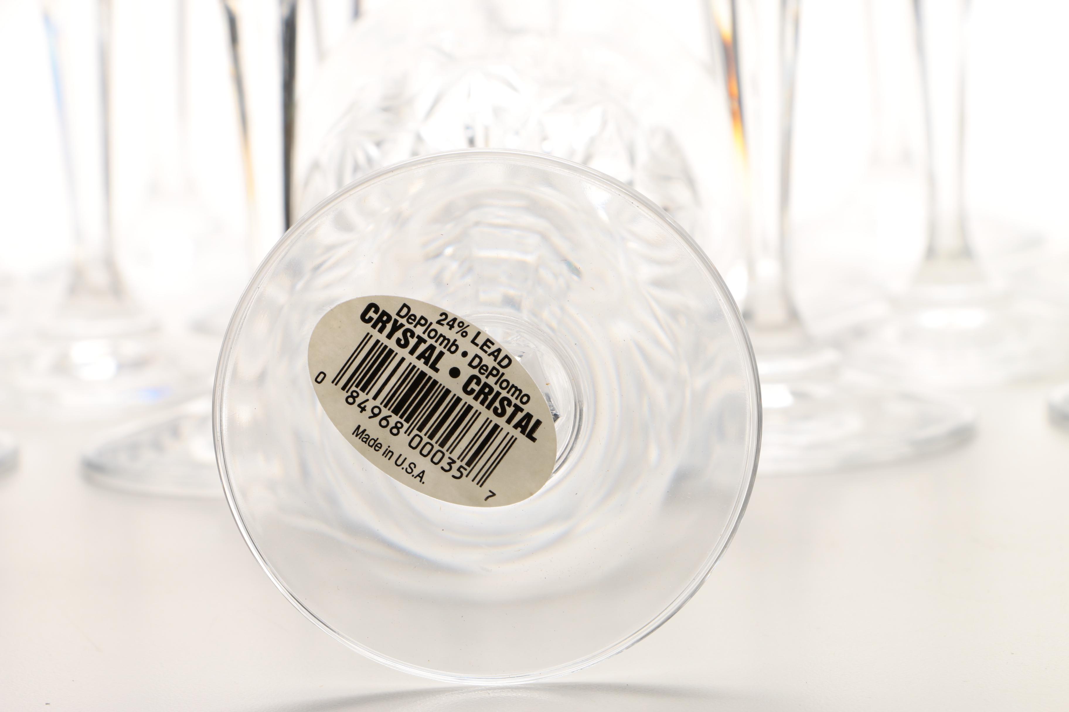 DePlomb Crystal Wine Glasses