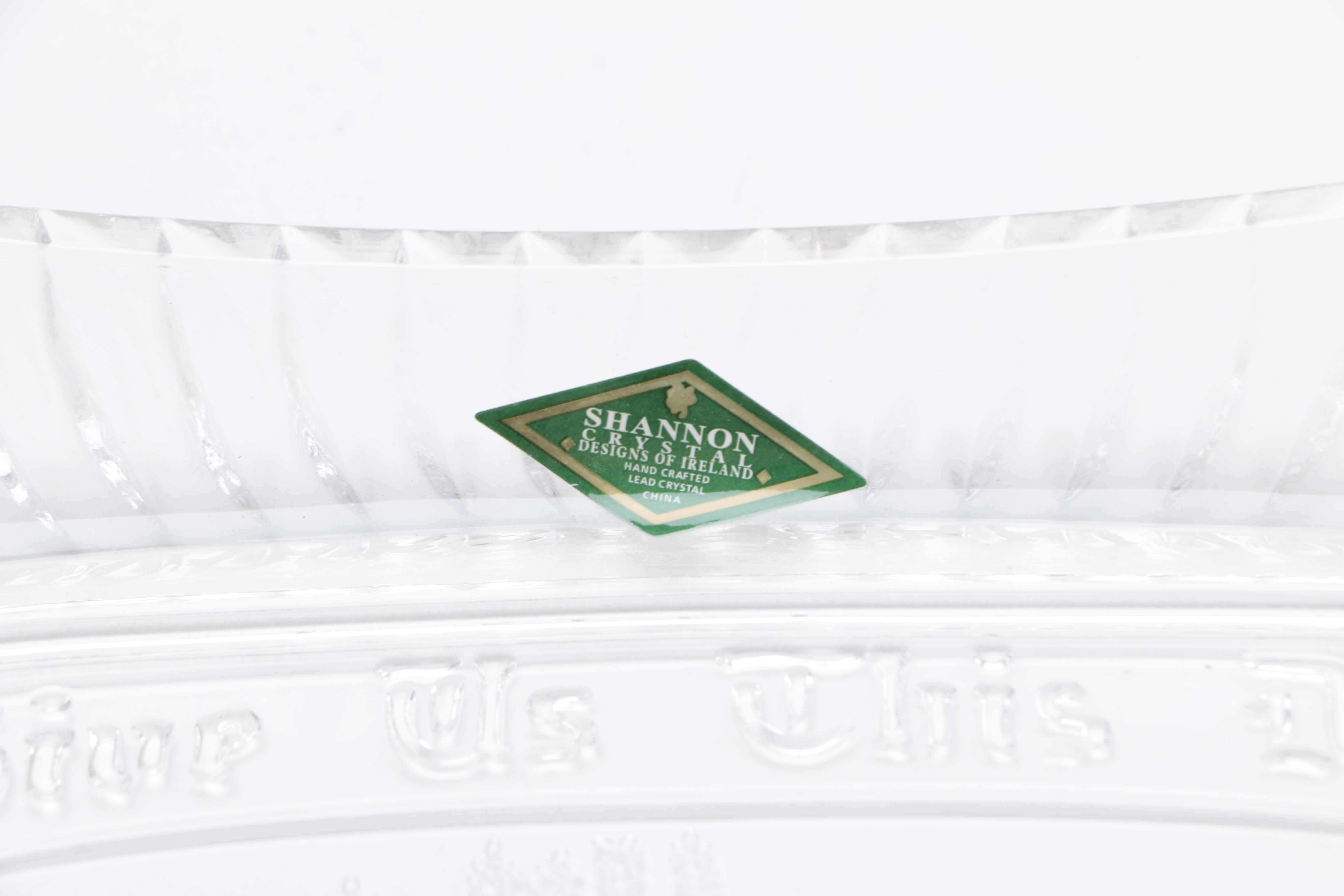 Shannon and Other Lead Crystal Tableware