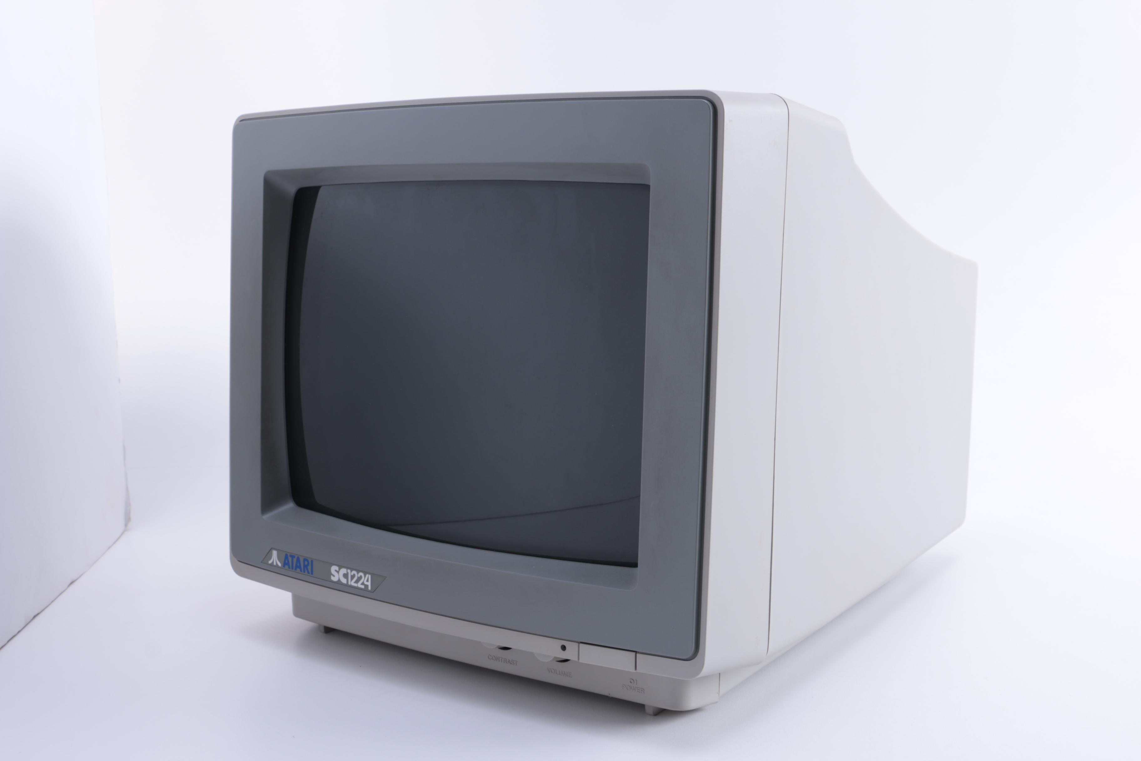 Atari 520ST with Monitor, Manuals, and Other Accessories