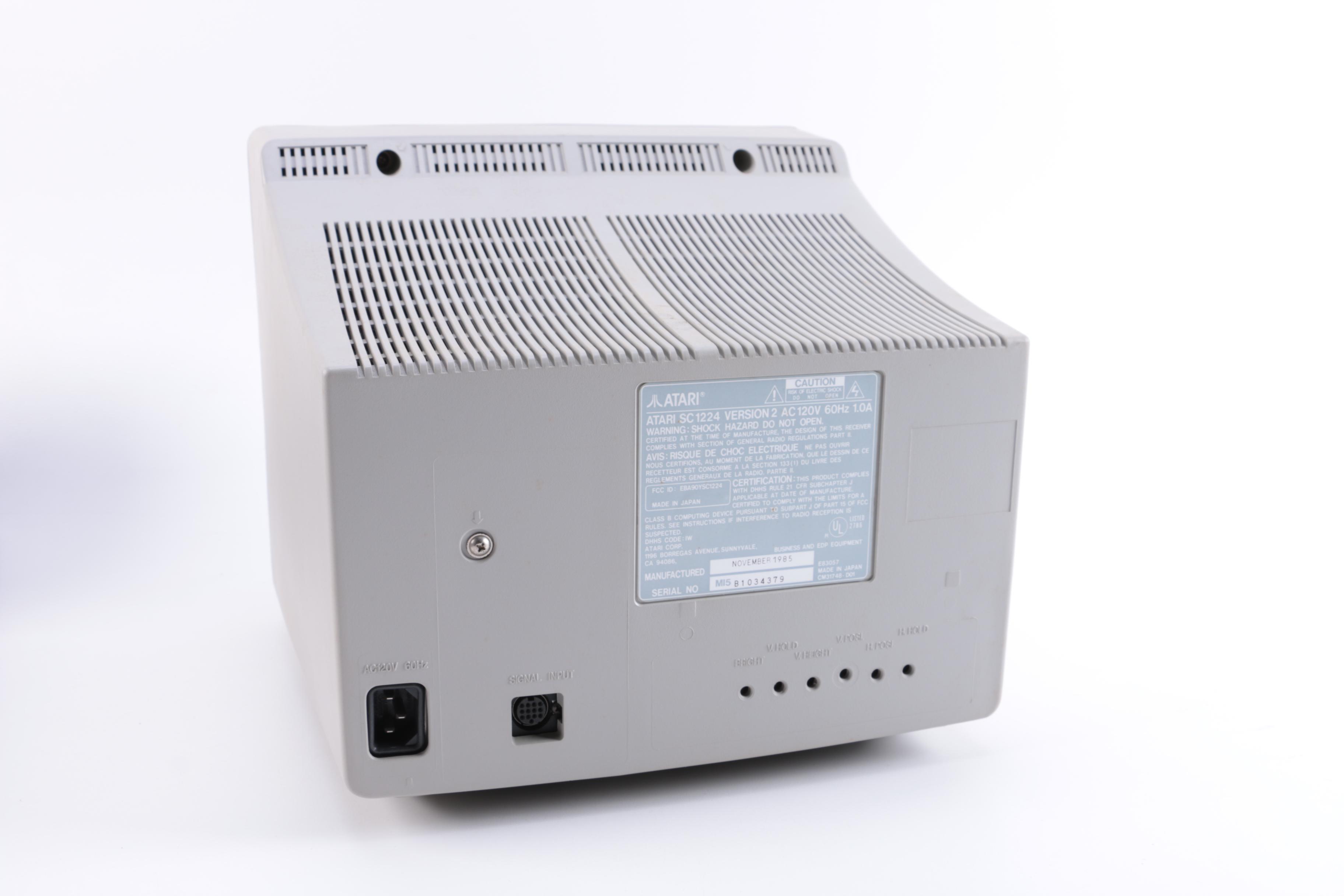 Atari 520ST with Monitor, Manuals, and Other Accessories