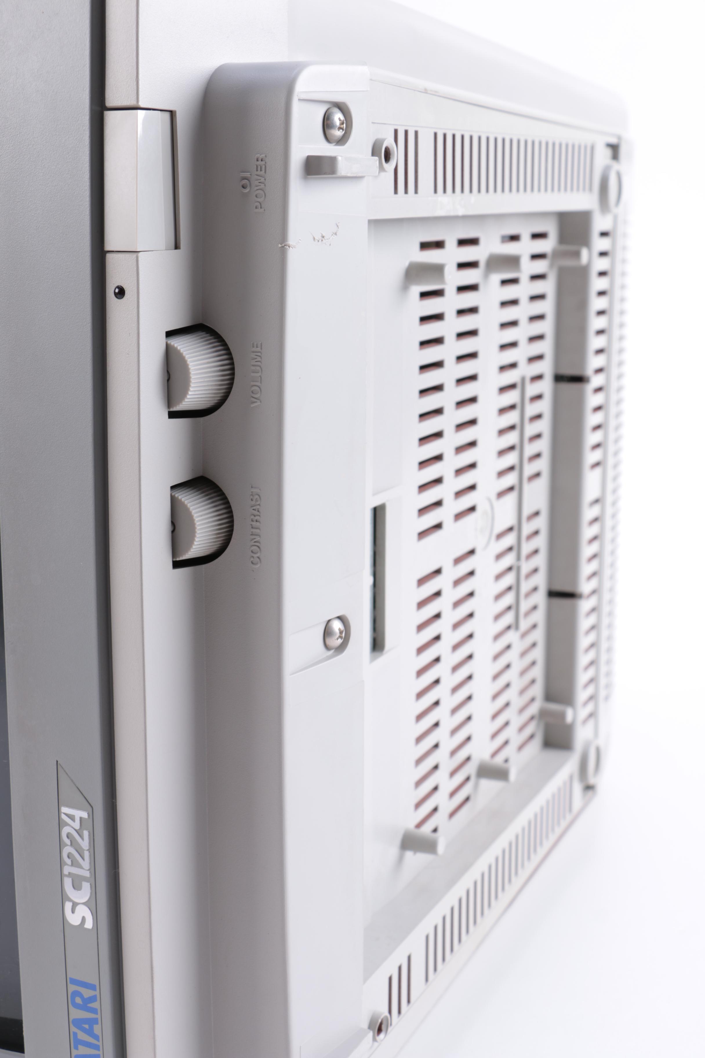 Atari 520ST with Monitor, Manuals, and Other Accessories