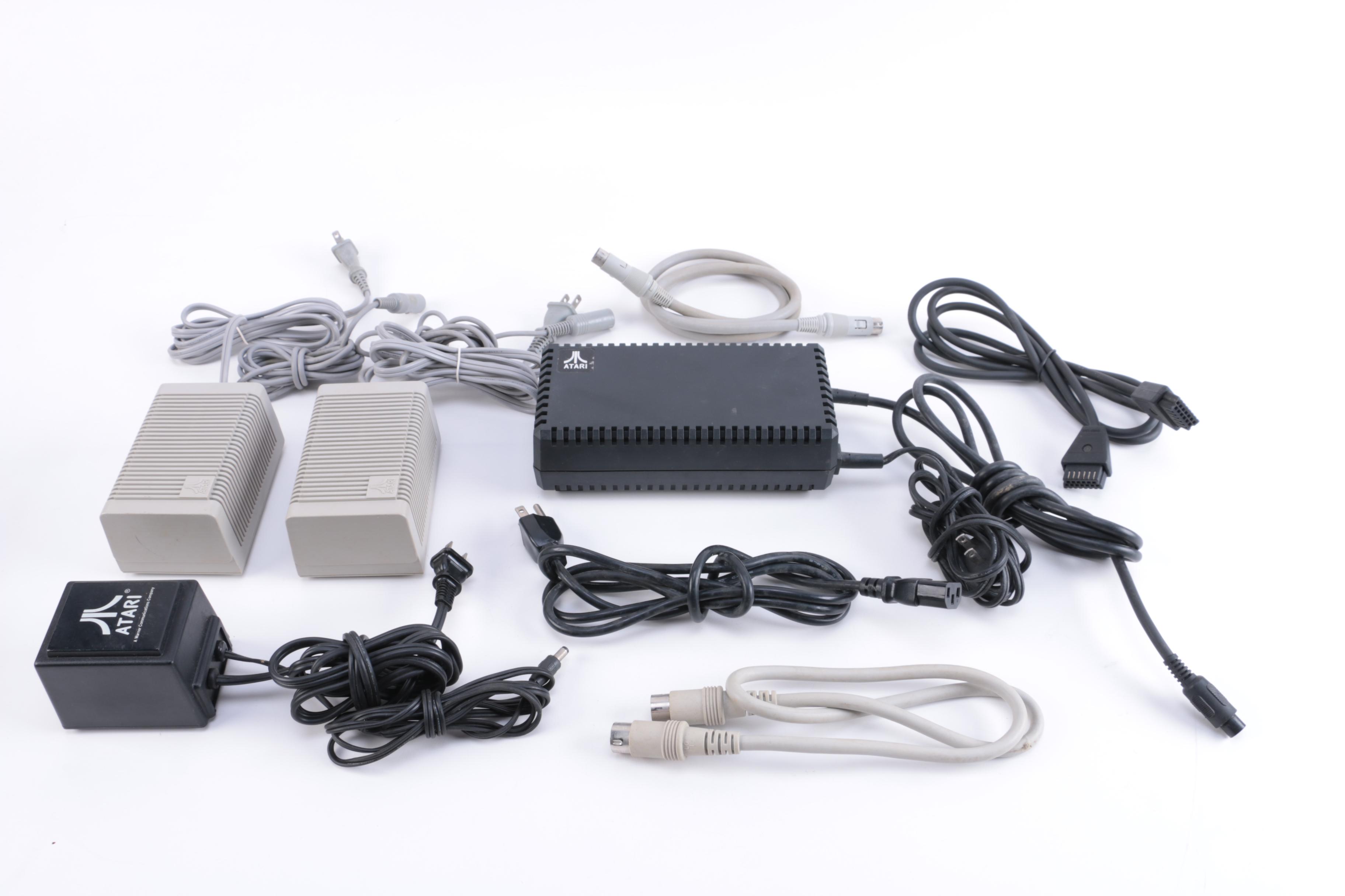 Atari 520ST with Monitor, Manuals, and Other Accessories