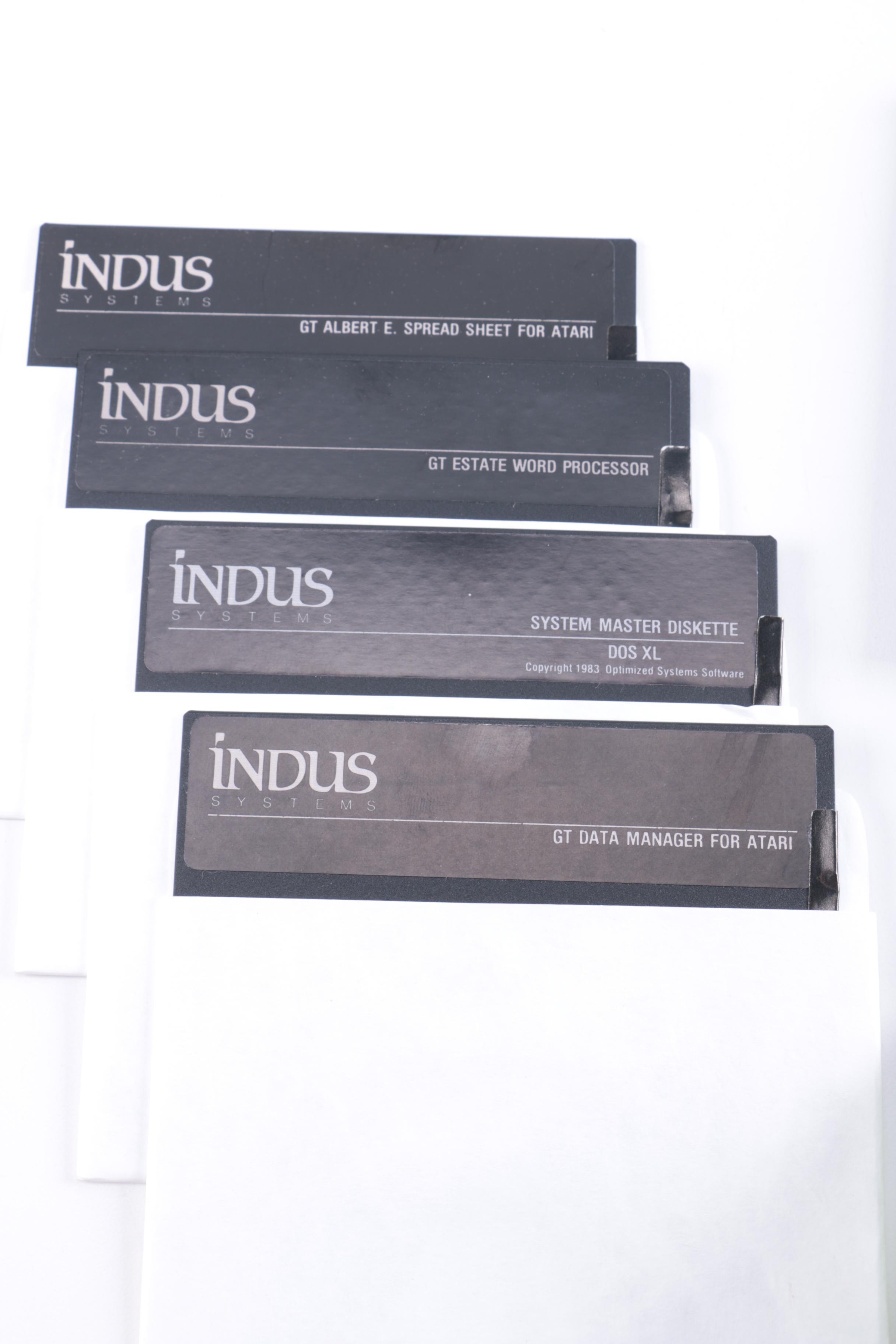 Atari 520ST with Monitor, Manuals, and Other Accessories