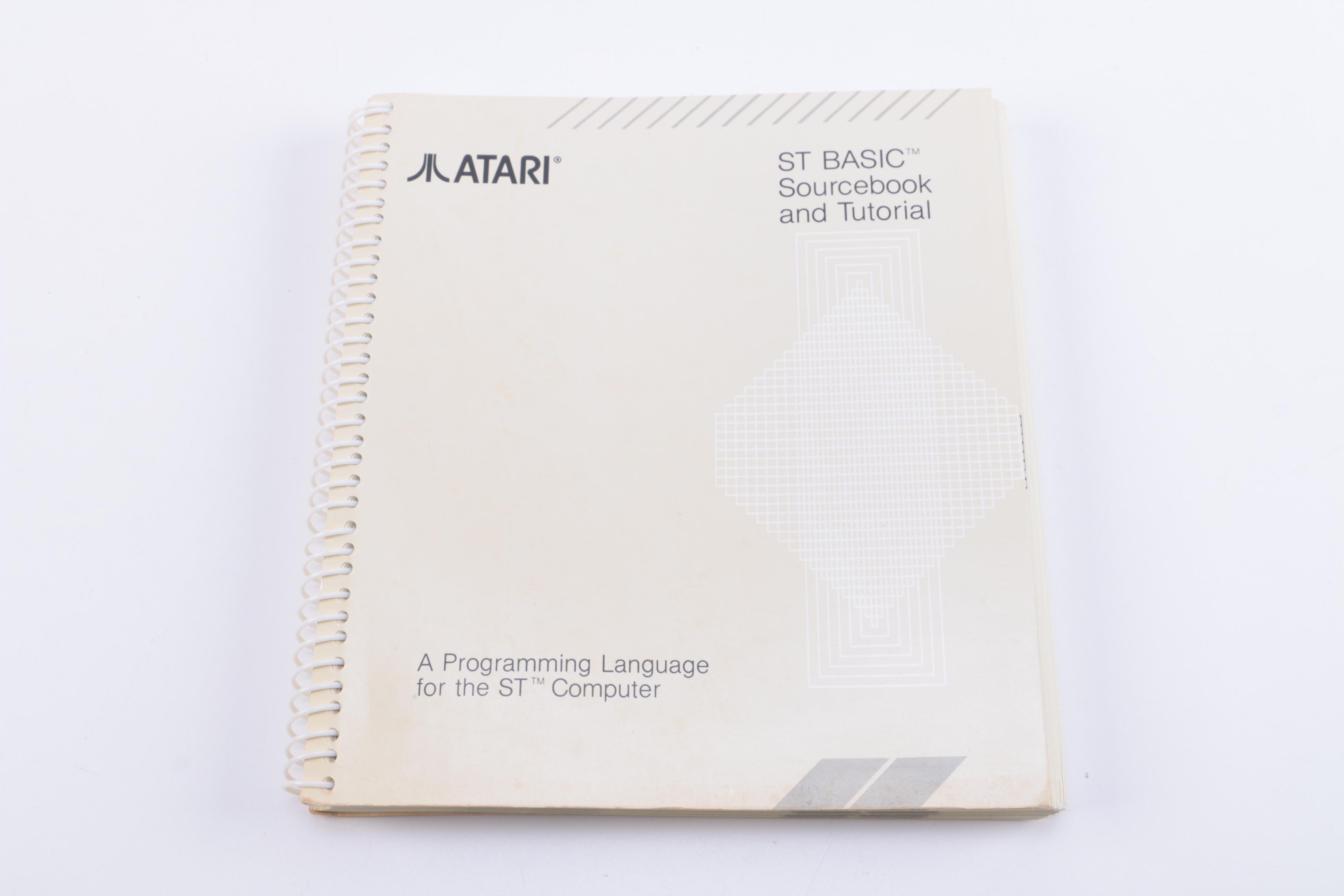 Atari 520ST with Monitor, Manuals, and Other Accessories