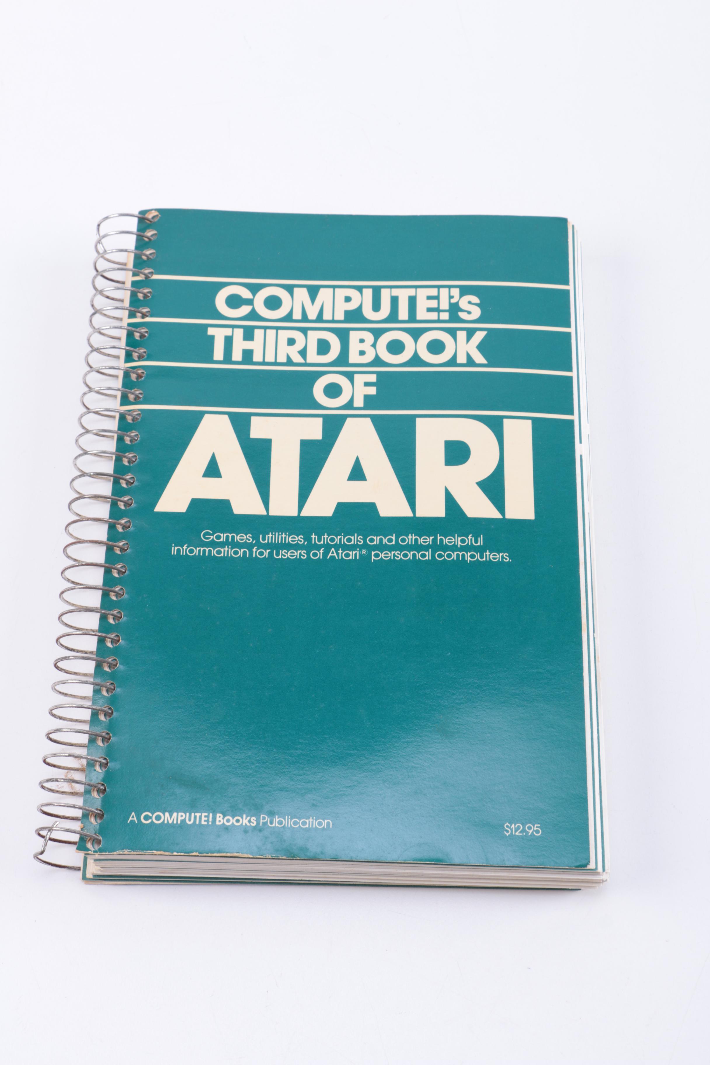 Atari 520ST with Monitor, Manuals, and Other Accessories