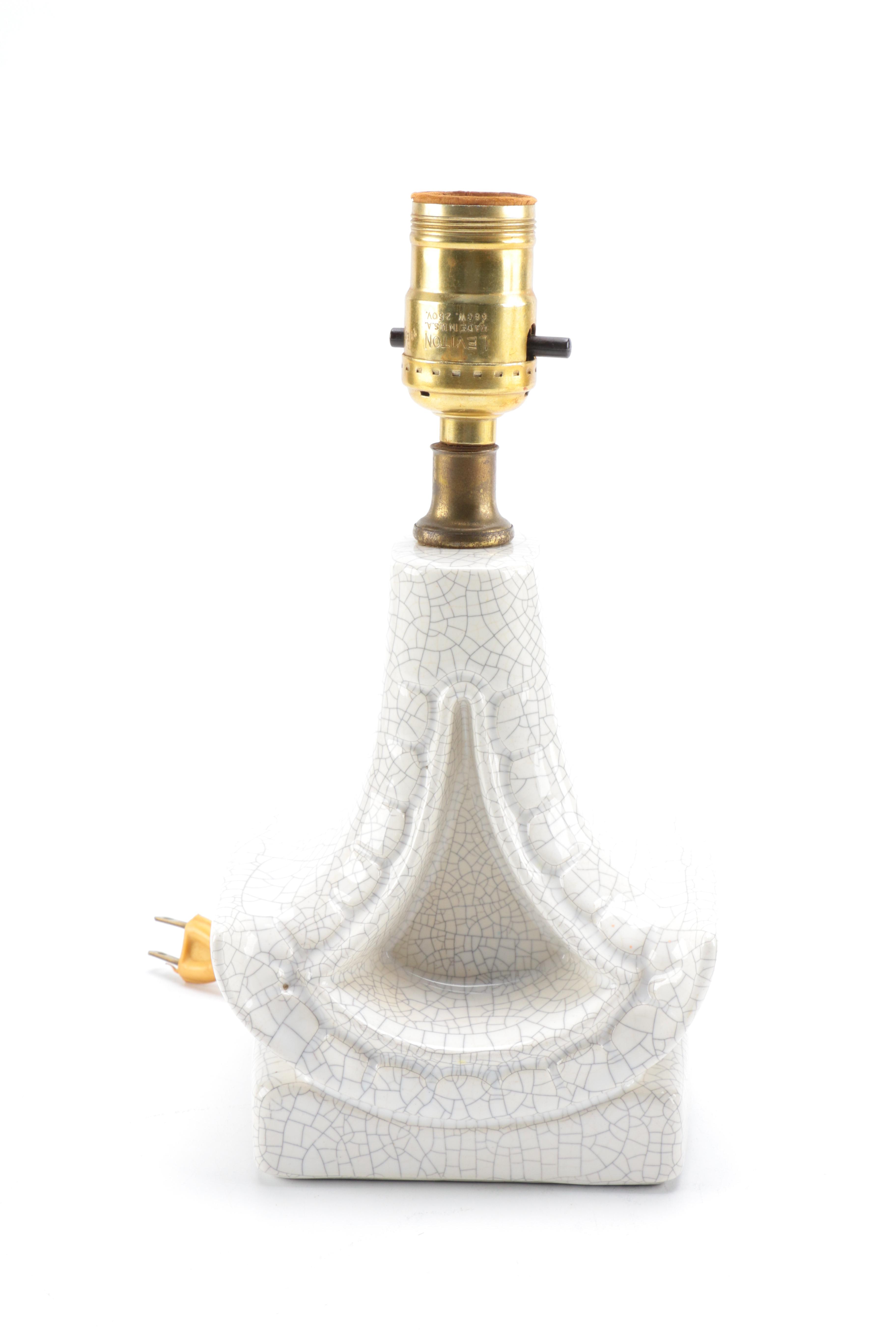 Pair of Mid-Century Vintage Ceramic Lamps