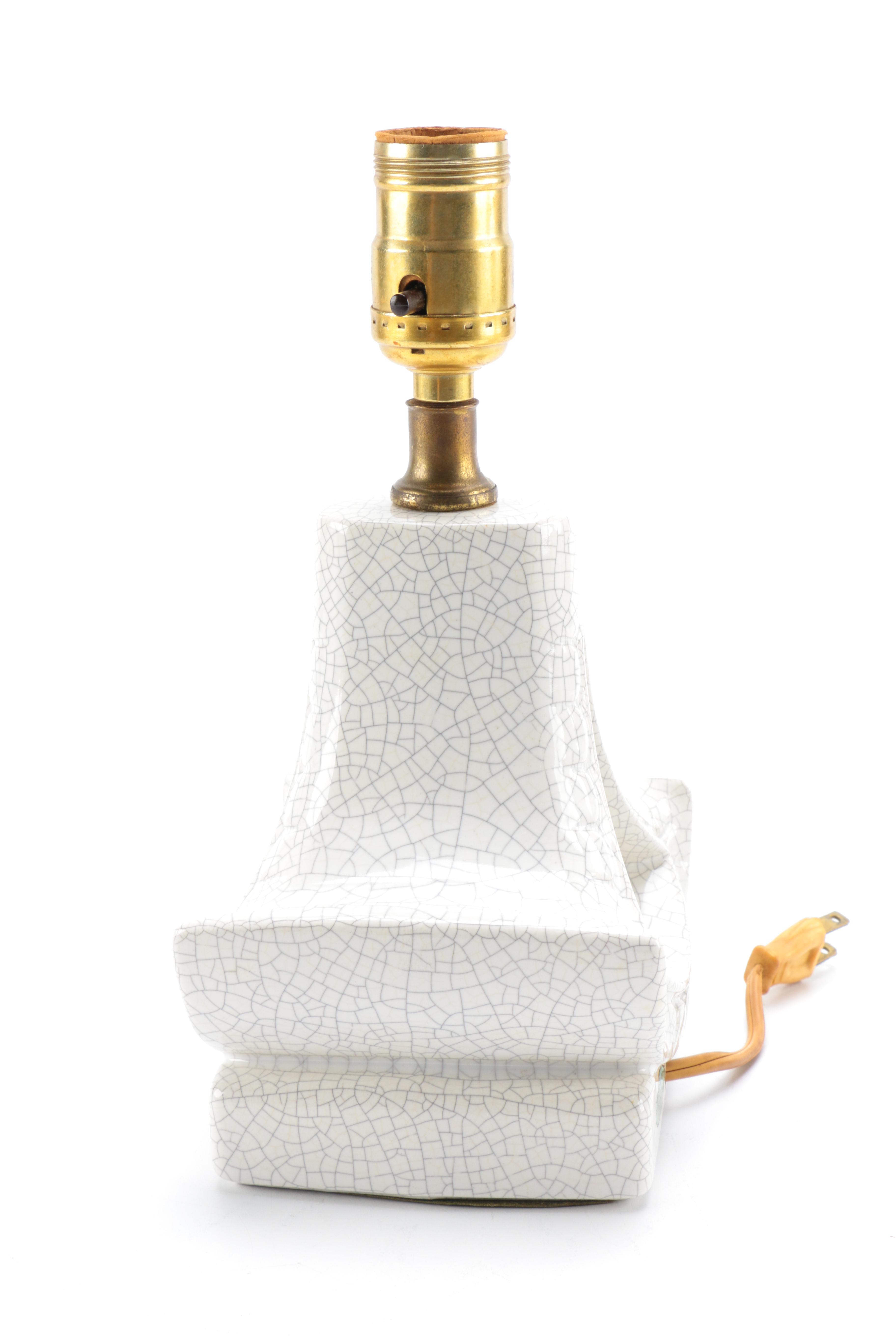 Pair of Mid-Century Vintage Ceramic Lamps