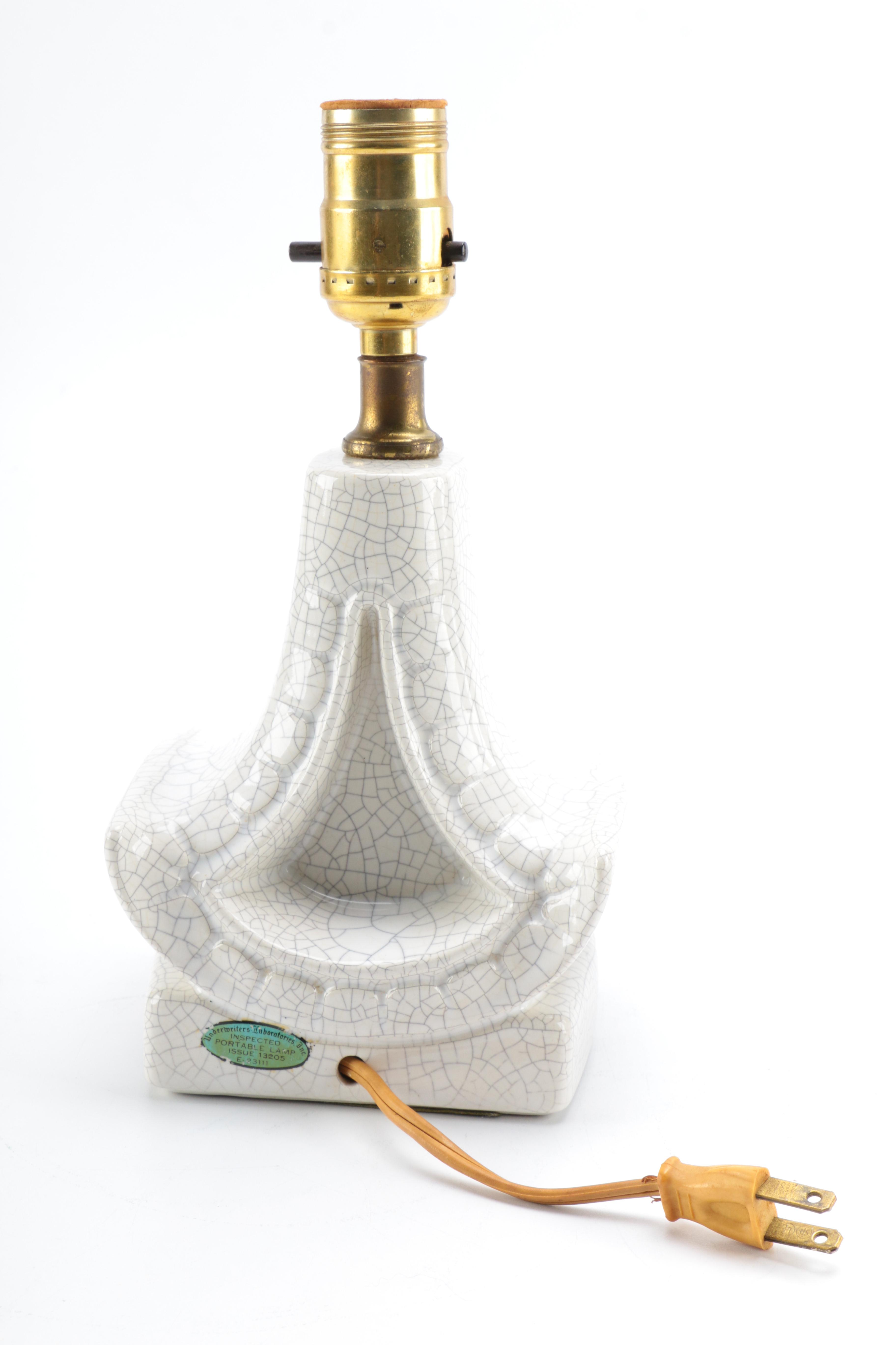 Pair of Mid-Century Vintage Ceramic Lamps