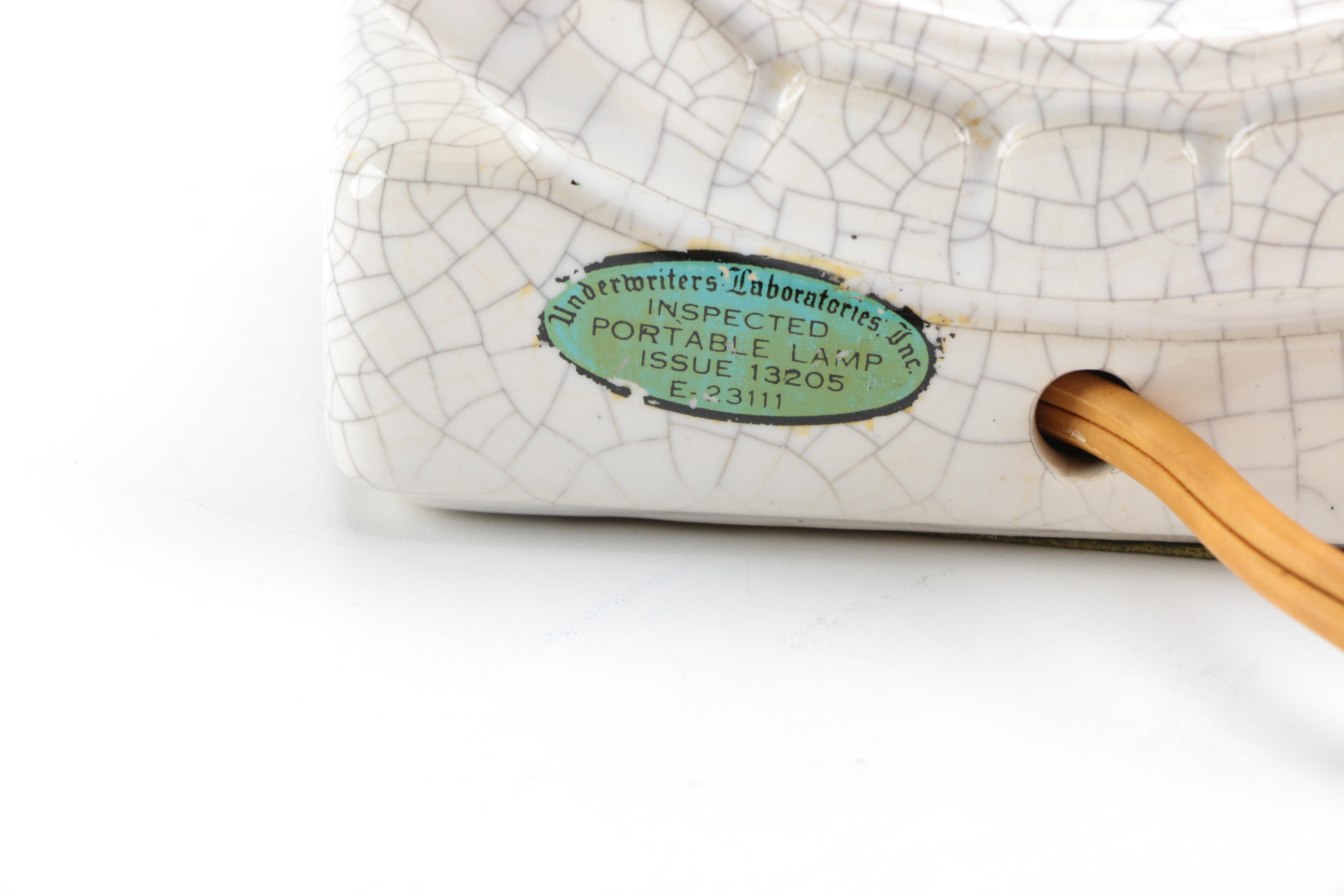 Pair of Mid-Century Vintage Ceramic Lamps