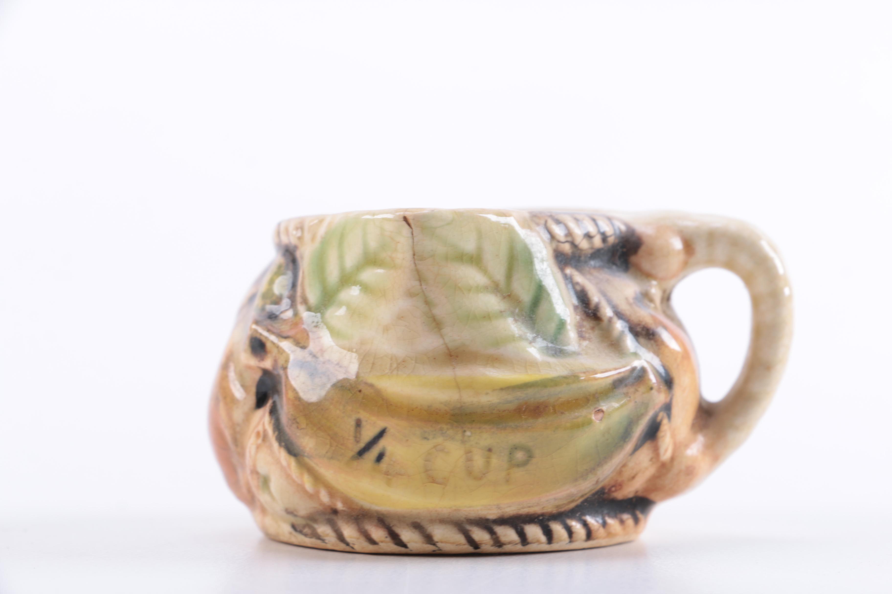 Fruit-Themed Ceramic Measuring Cup Set