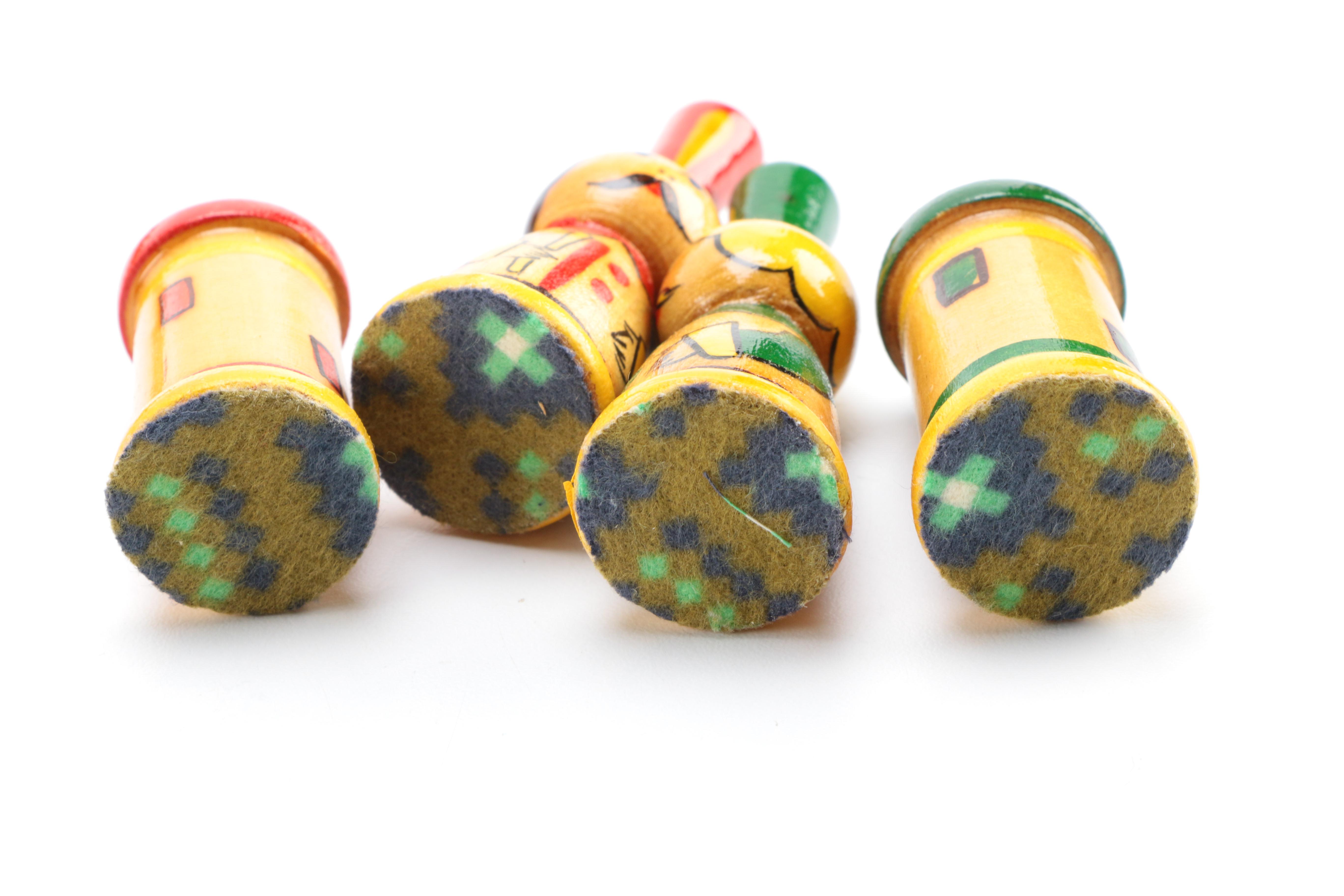 Russian Metryoshka Chess Sets and Board