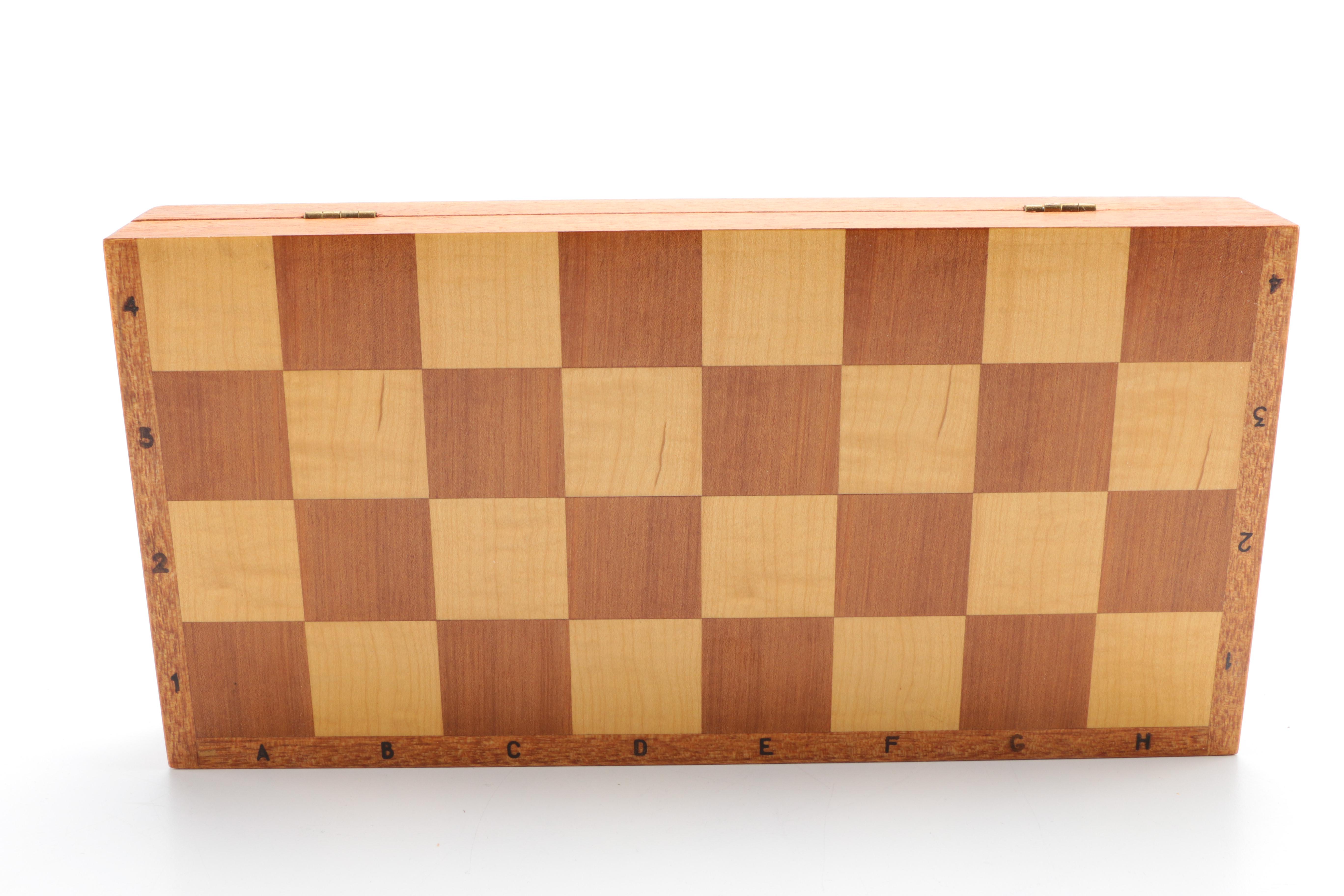 Russian Metryoshka Chess Sets and Board